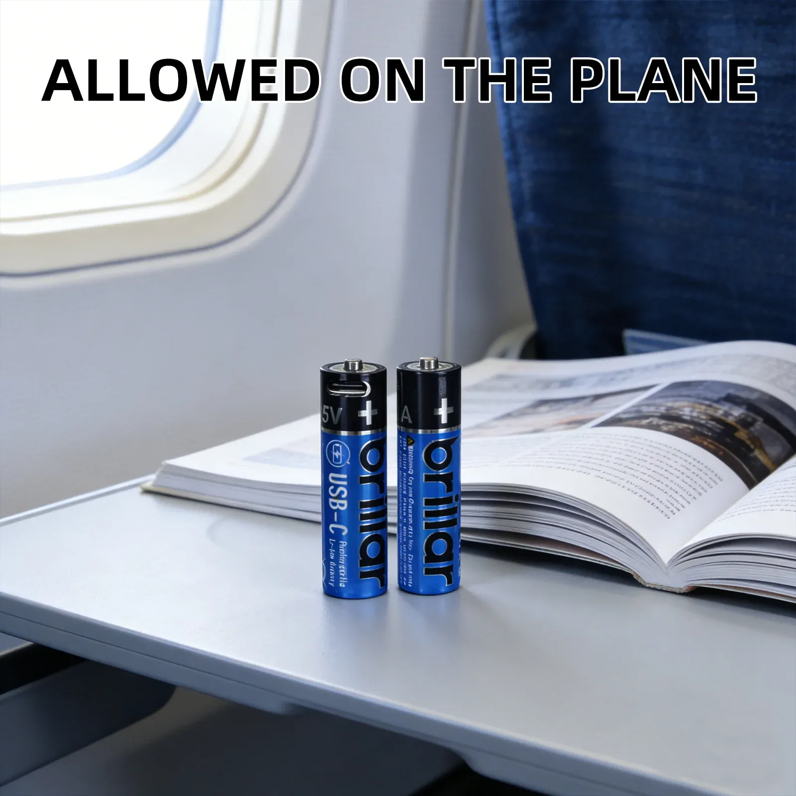 2 PCS AAA USB Rechargeable LI-ION Battery - Image 3