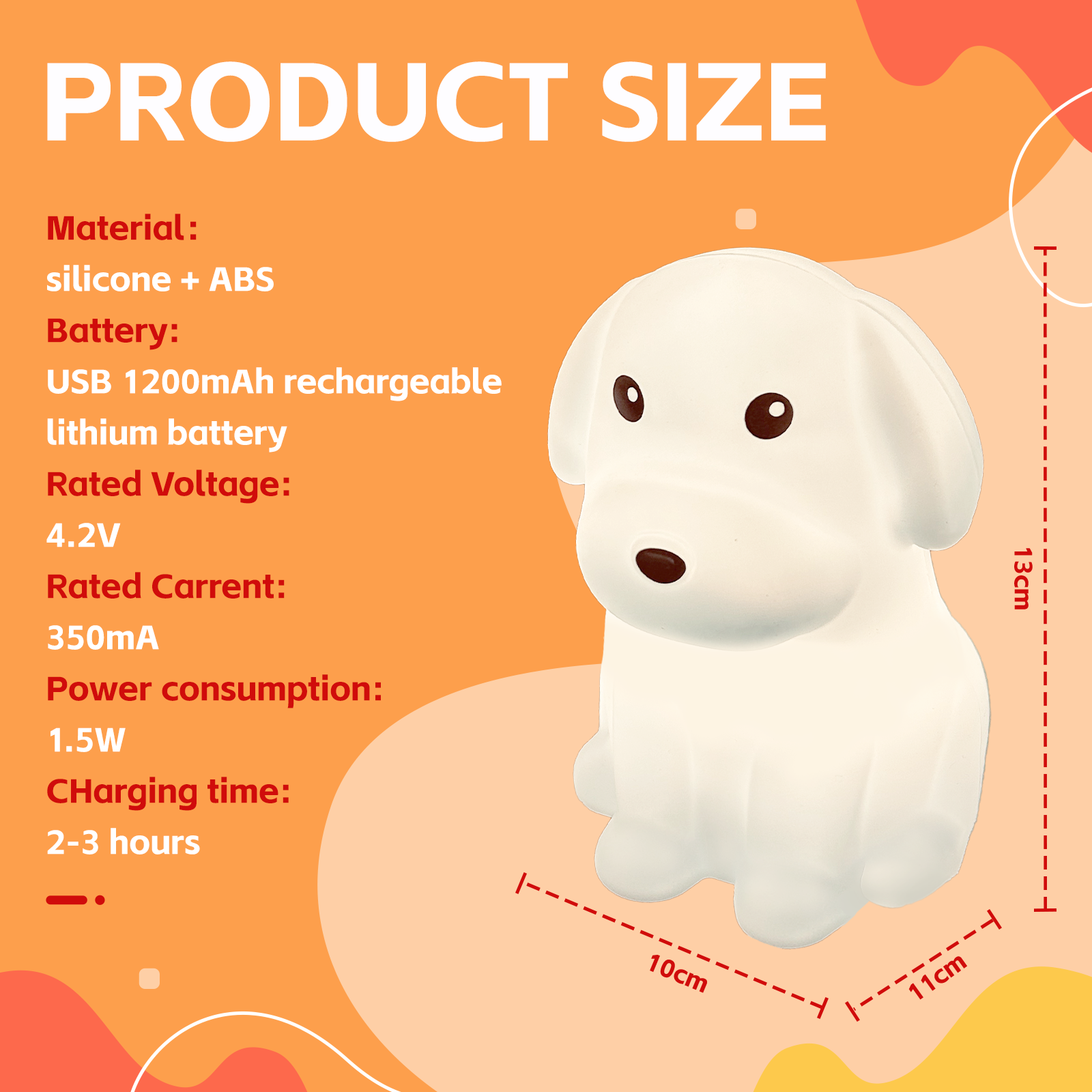 Squishy Dog Night Light - Image 4