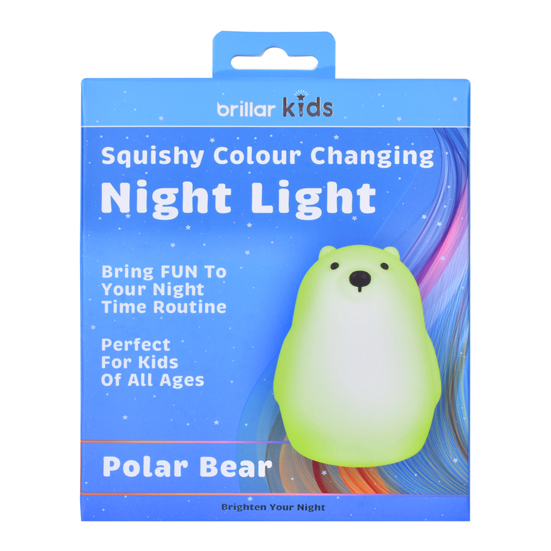 Squishy Polar Bear Night Light - Image 1