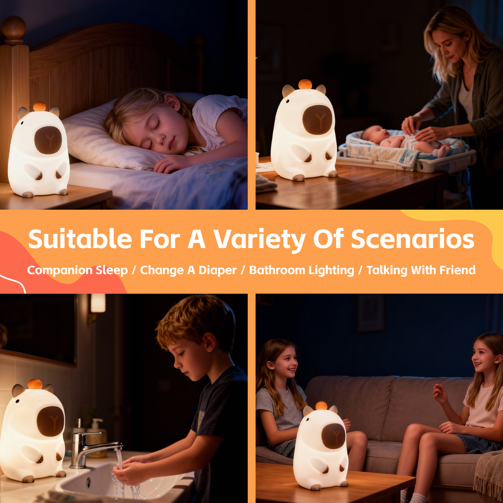 Squishy Capybara Night Light - Image 5