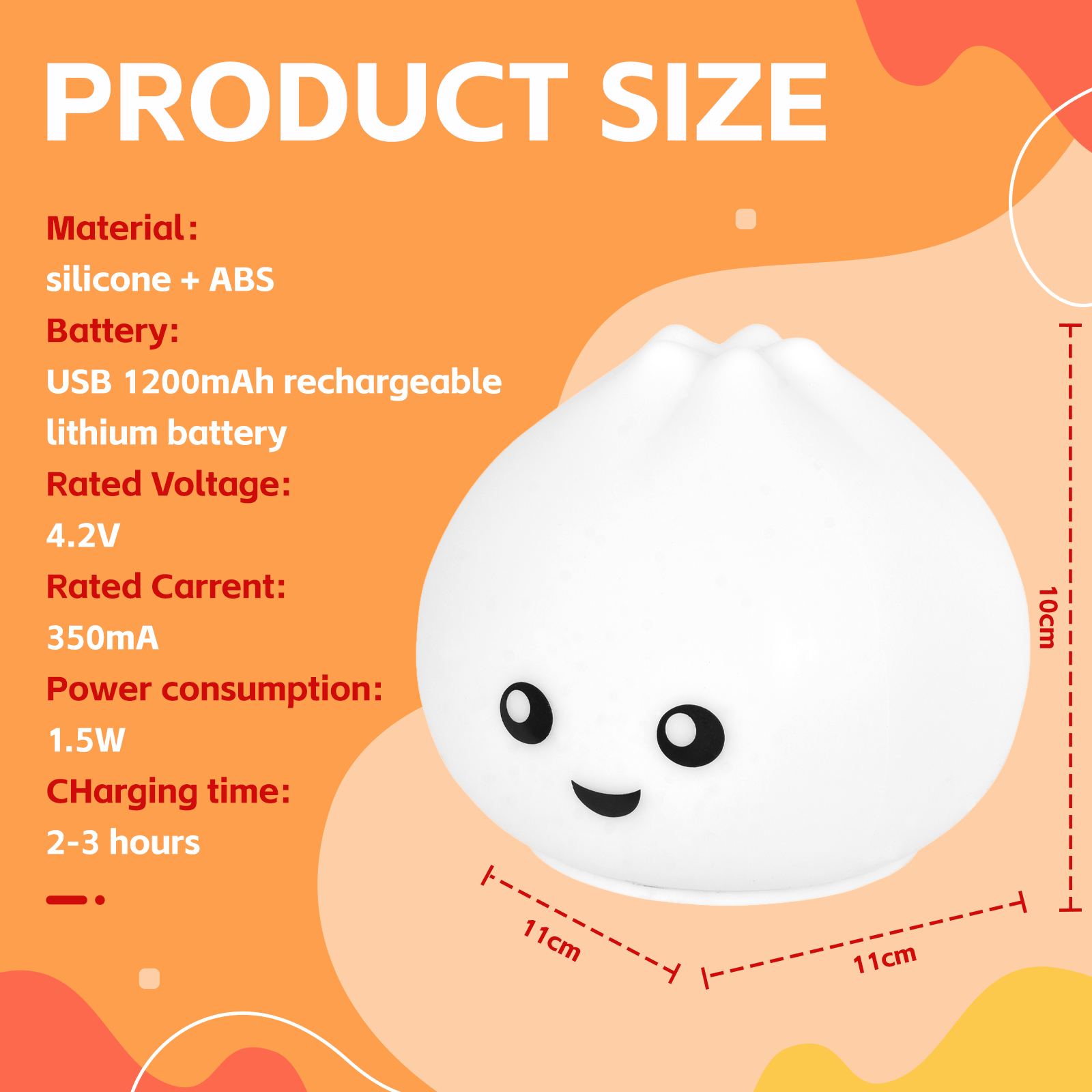 Squishy Dumpling Night Light - Image 4