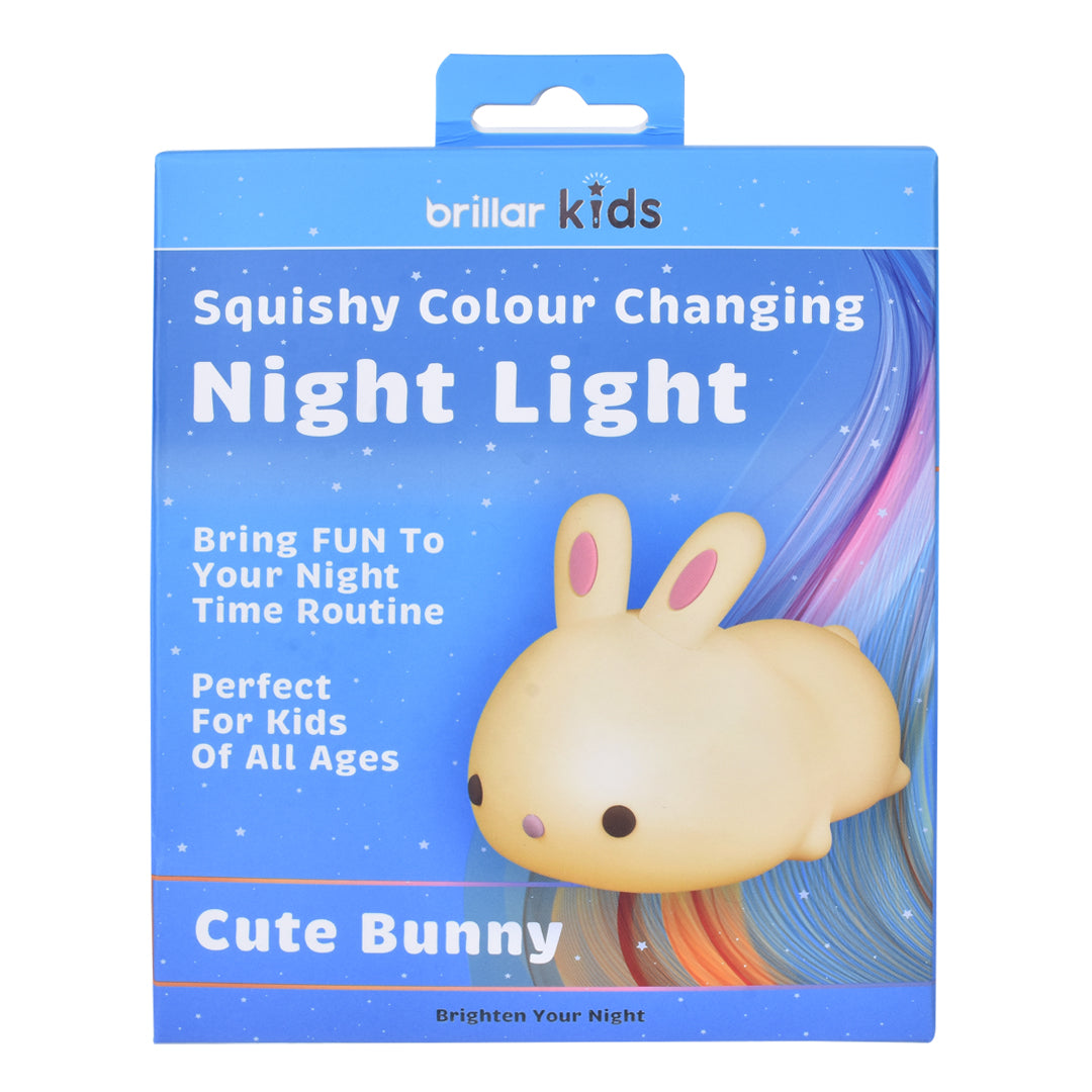 Squishy Cute Bunny Night Light - Image 1