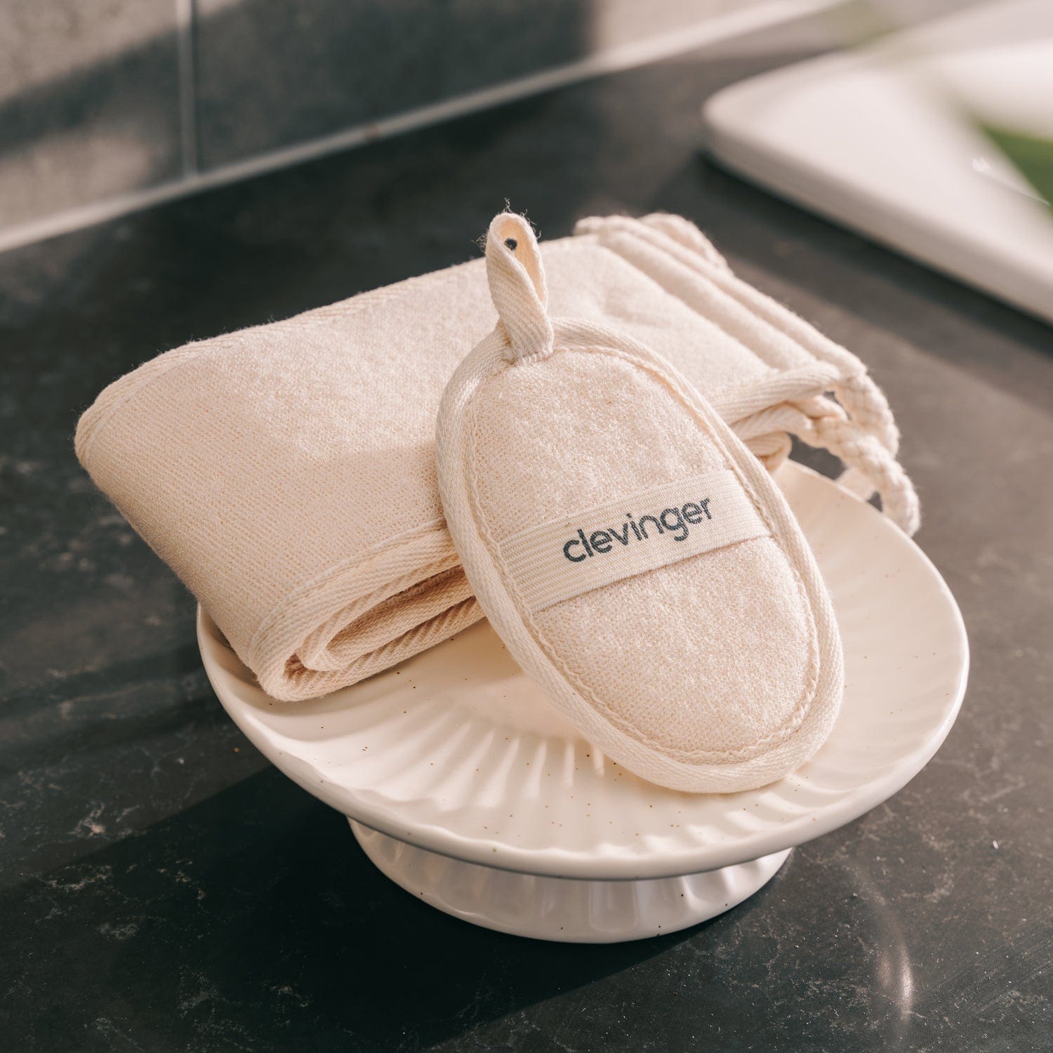 3 Pcs Clevinger Eco Oval Facial Exfoliating Loofah - Image 5