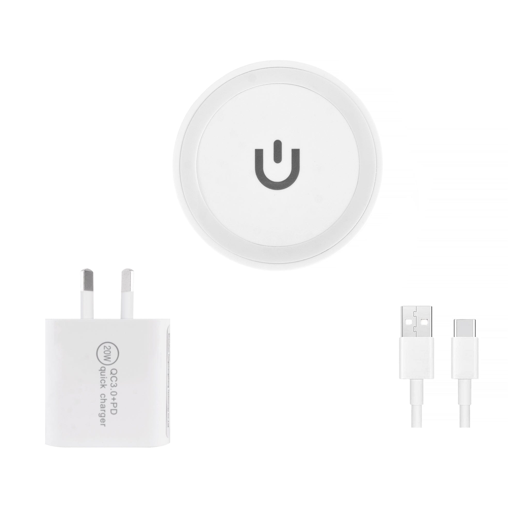 20W USB-C & USB-A Fast Charging Wall Charger + 15W Qi Wireless Charging Pad – Dual-Mode Power Kit - Image 1