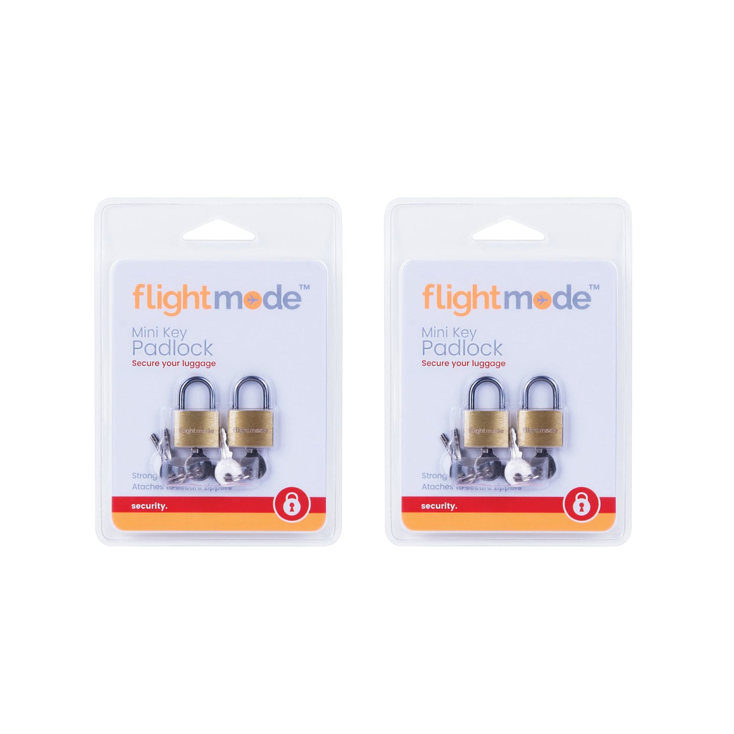 4 Pcs Flightmode Brass Padlock - Image 1