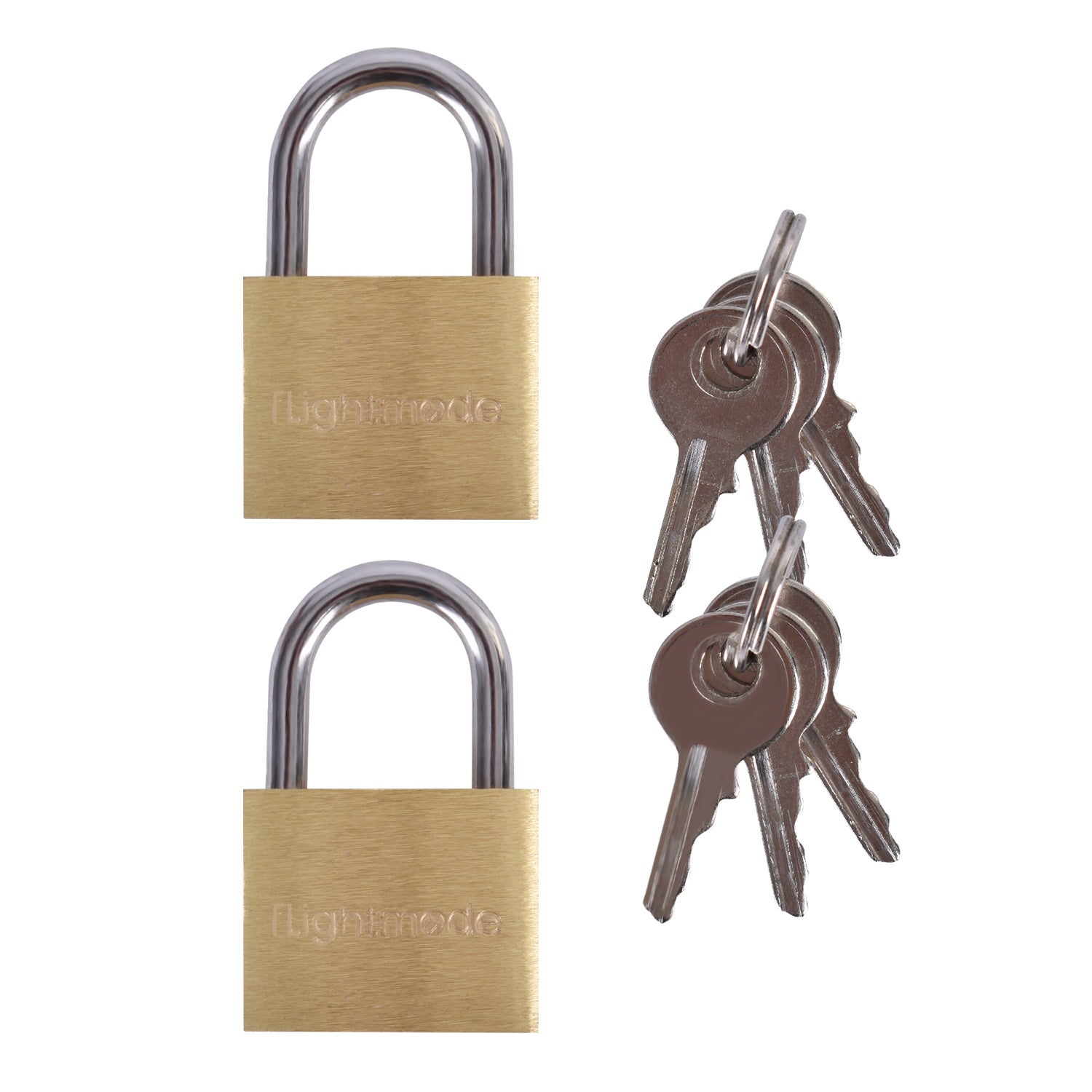 4 Pcs Flightmode Brass Padlock - Image 3
