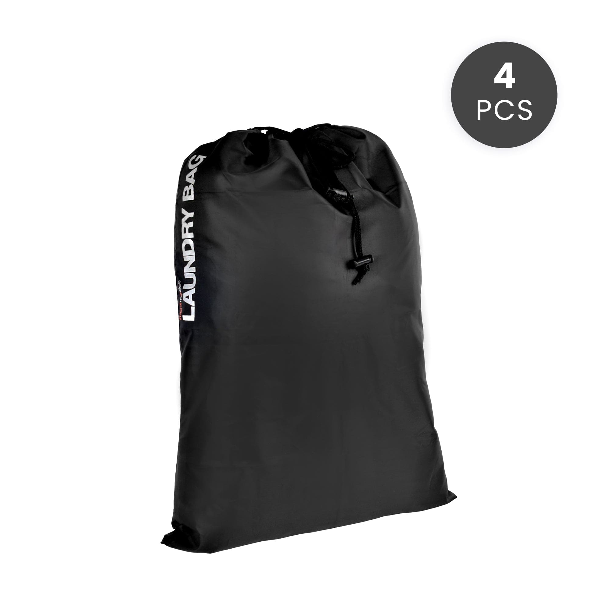 4 Pcs Travel Laundry Bag Drawstring Water Resistant Sports Gym Clothes Organiser - 4 - Image 1