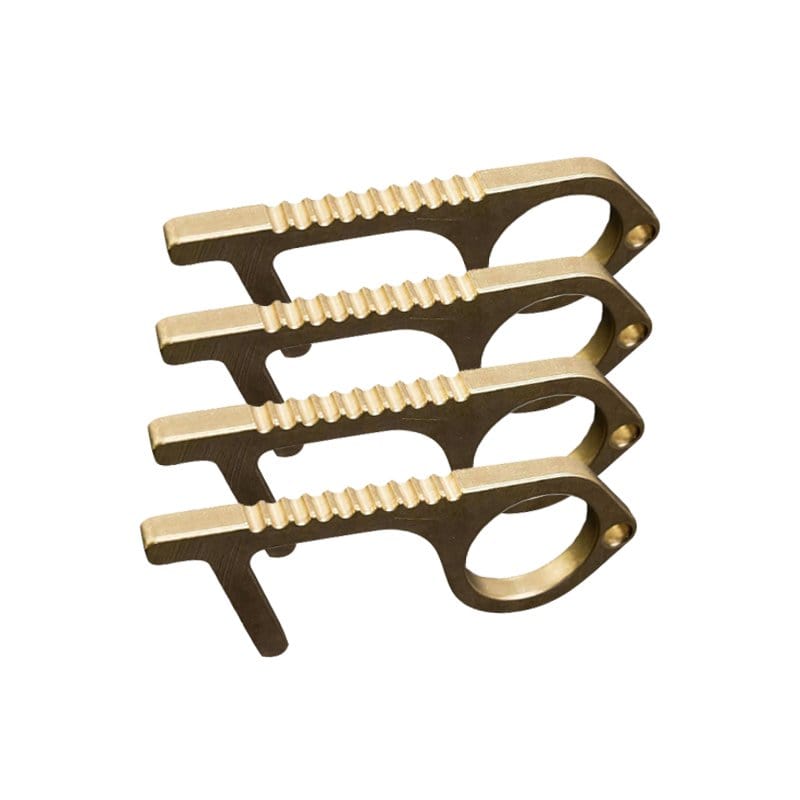4 Pcs Clean Germ Free Hygiene Hand Antimicrobial Metal Key - Image 1