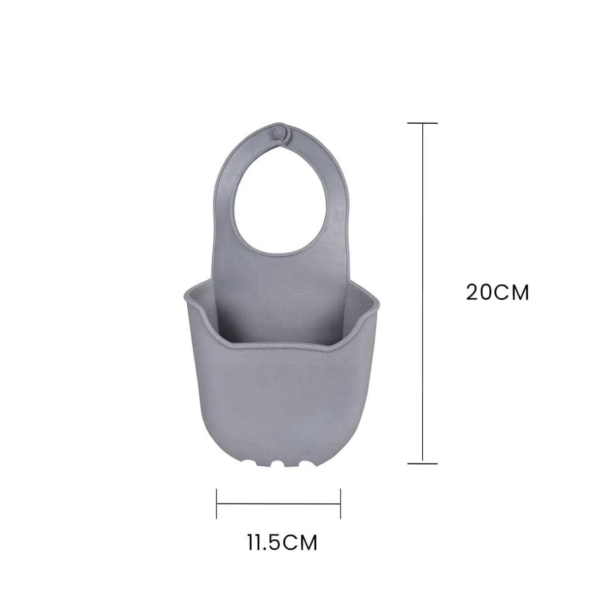 2 pcs Sink Caddy Silicone Sponge Rack – Adjustable Silicone Kitchen Sink Organizer - Image 4