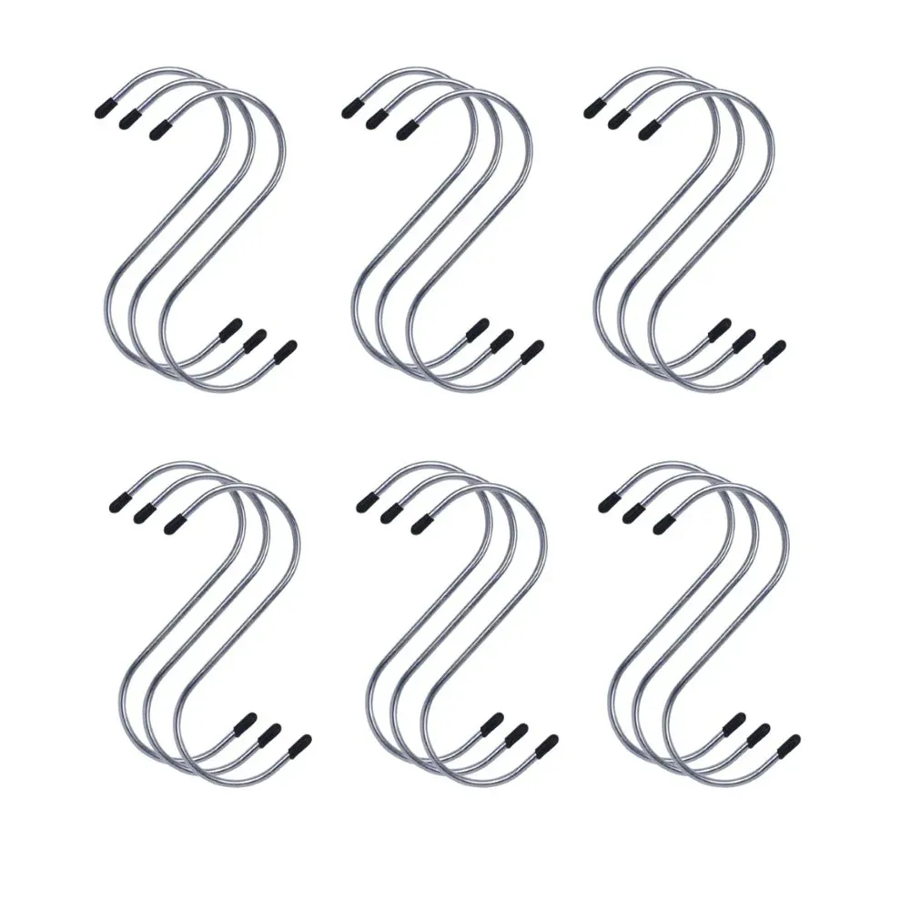 18 Pcs Multipurpose Durable Utility S Hooks for Hanging - Image 1