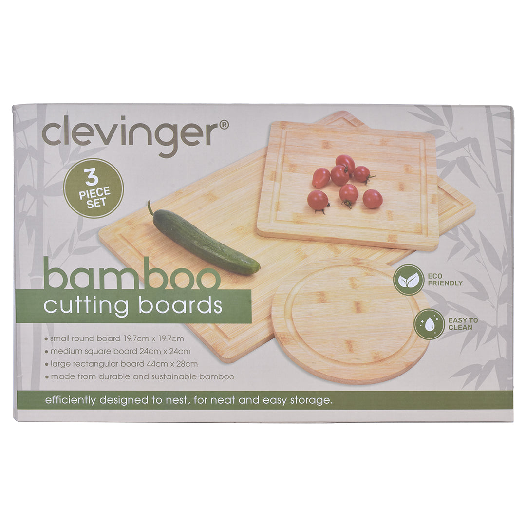 3 Pcs Bamboo Cutting Board - Image 1