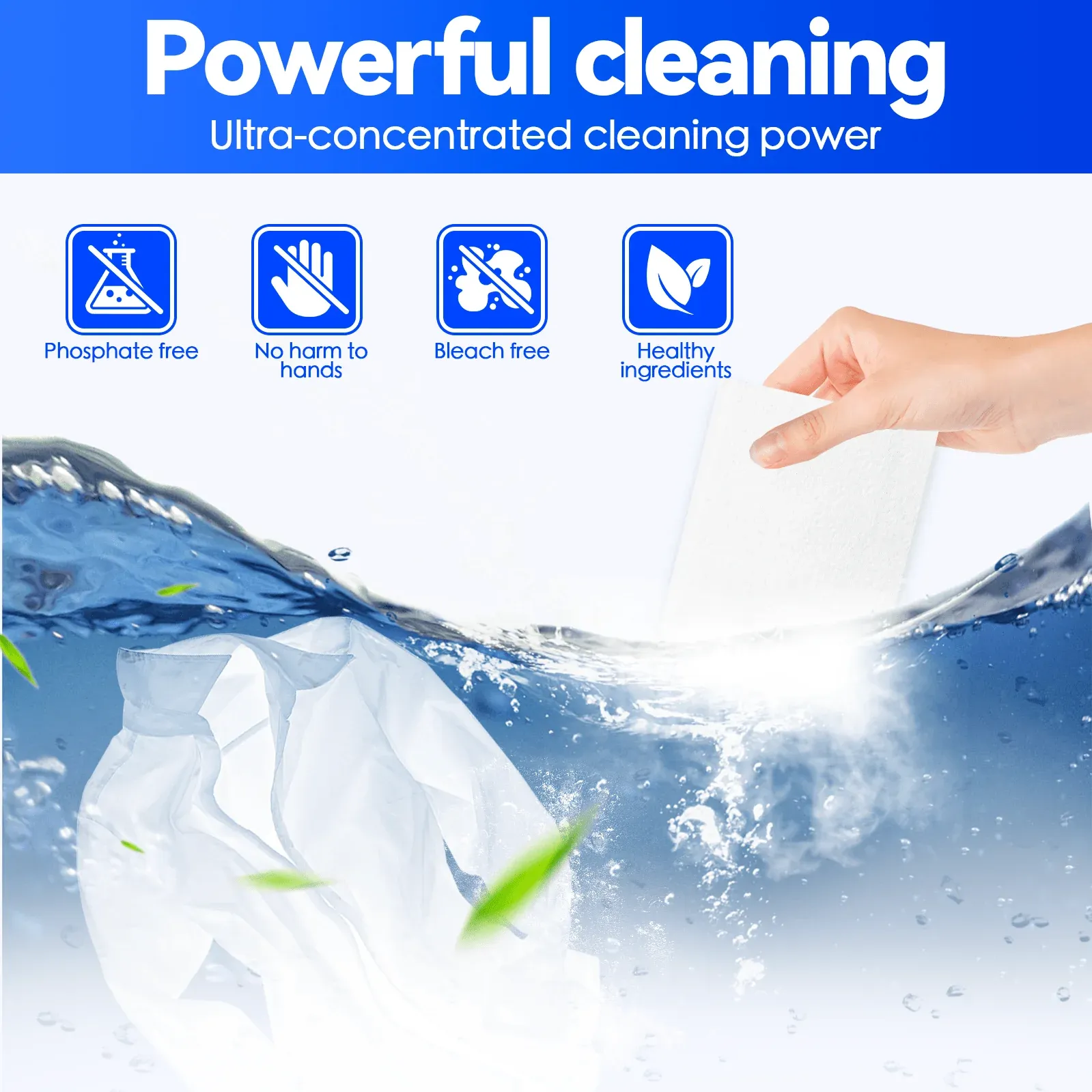 300 Pcs Ultra‑Concentrated Eco-Friendly Laundry Detergent Sheets – Plastic-Free, Pre‑Measured, No Mess - Image 1