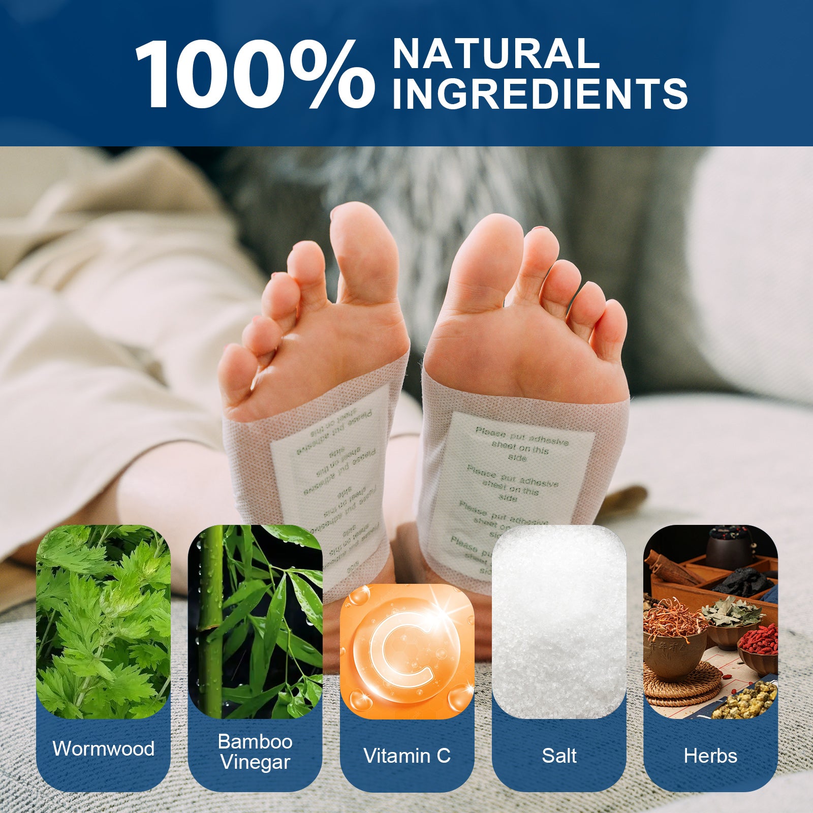 42 Pcs The Cleansing Detox Foot Pads Patches - Image 4