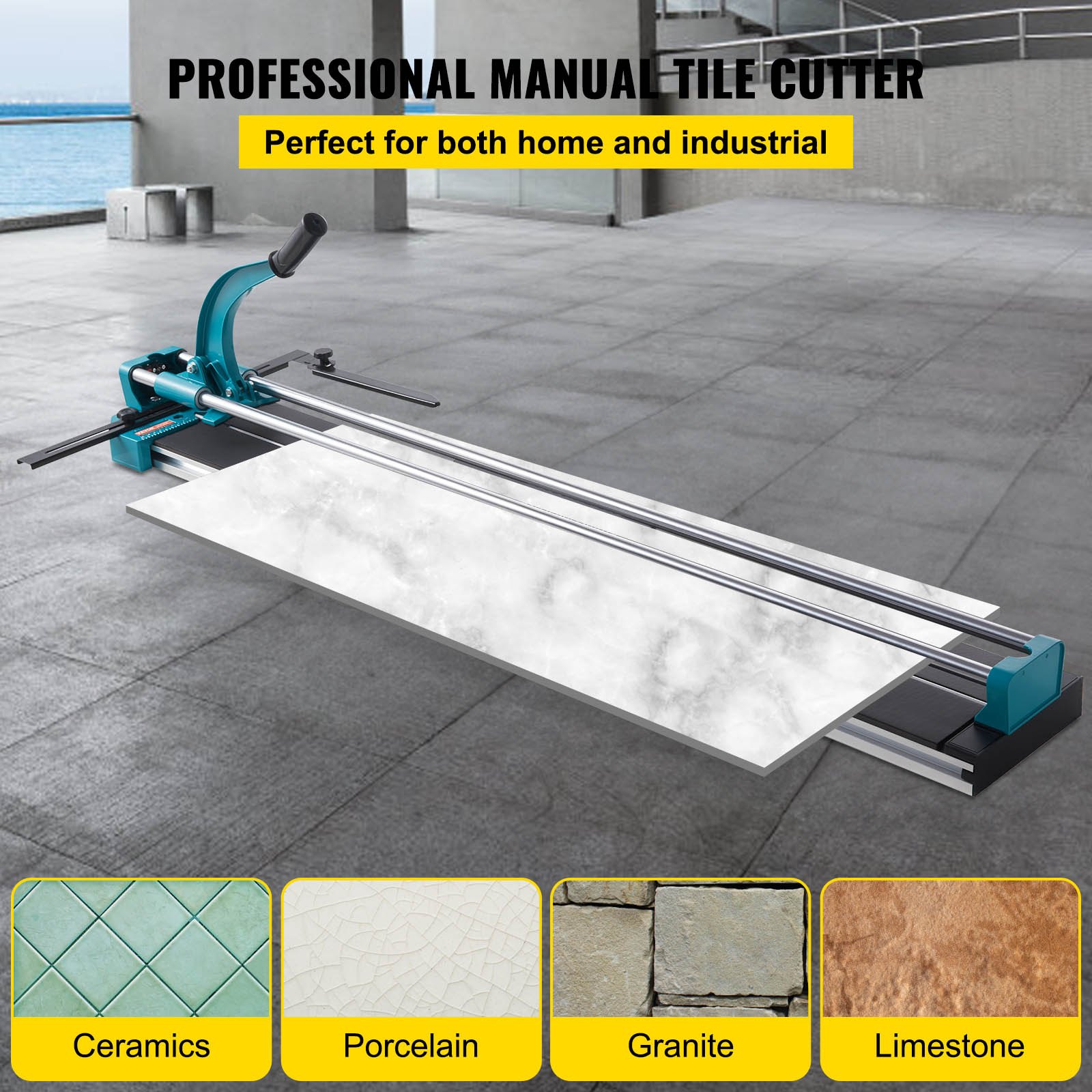 Manual Tile Cutter 1200mm Cutting Machine w/ Laser for Ceramic - Image 2