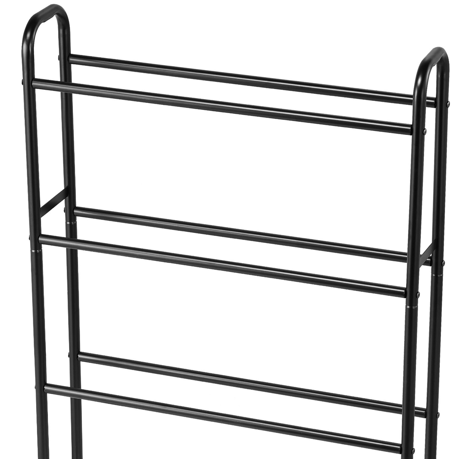 3D Printer Filament Storage Rack, 4 Tier Heavy Duty Storage Shelf, Rolling Filament Spool Holders Racks with Wheels, Filaments Organzied for 3D Printing Station, Office, Workshop (Shelf Only) - Image 8