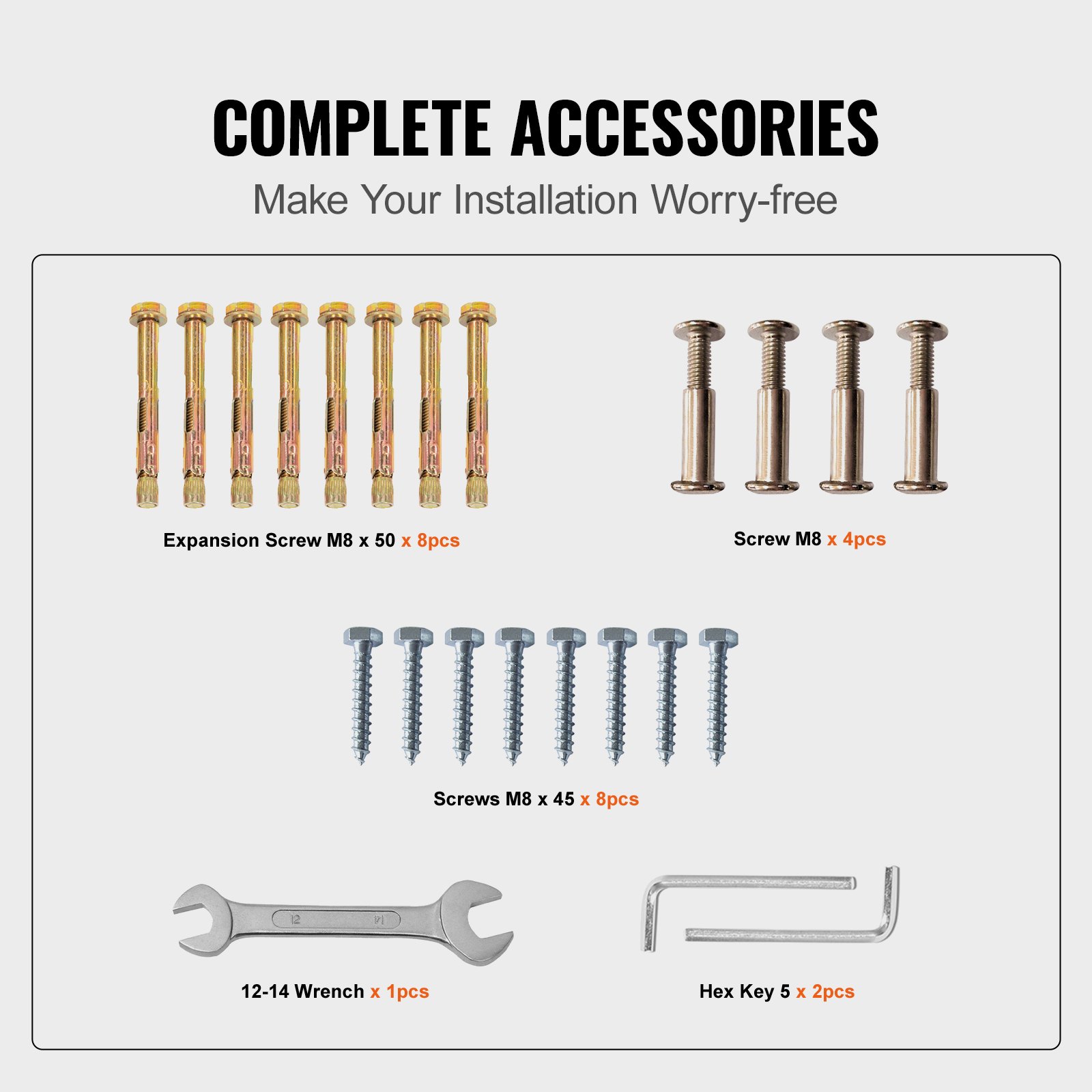 4-Step Handrail Fits 1 or 4 Steps Matte Black Stair Rail Wrought Iron Handrail with Installation Kit Hand Rails for Outdoor Steps - Image 6