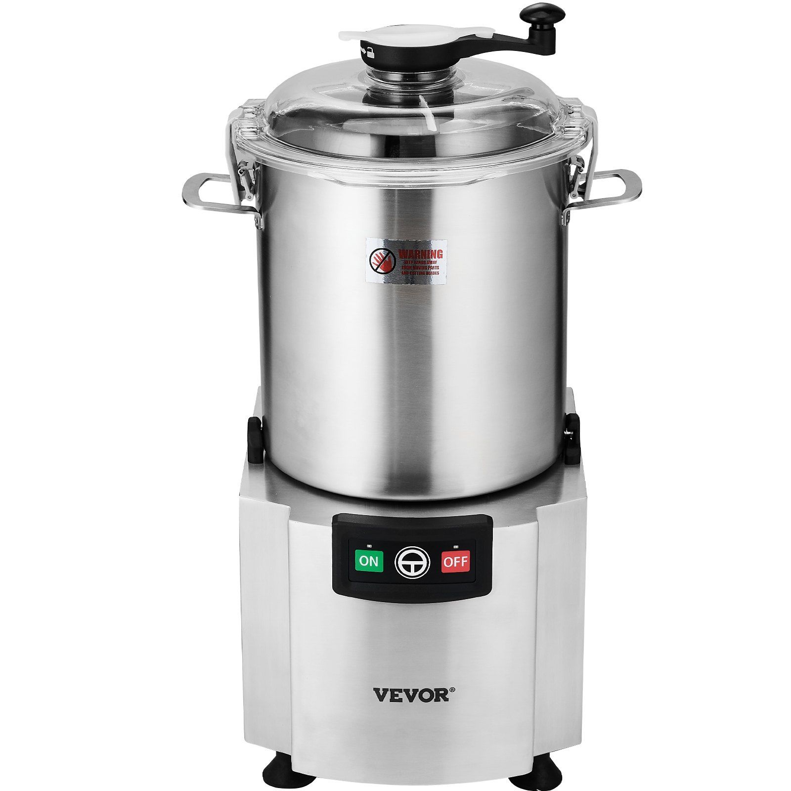Food Processor & Vegetable Chopper, 18L Food-Grade Stainless Steel Food Processor Chopper with S-Curve Blade and Scraper, Ideal for Chopping Vegetables, Fruit, Grains, Nuts - Image 1