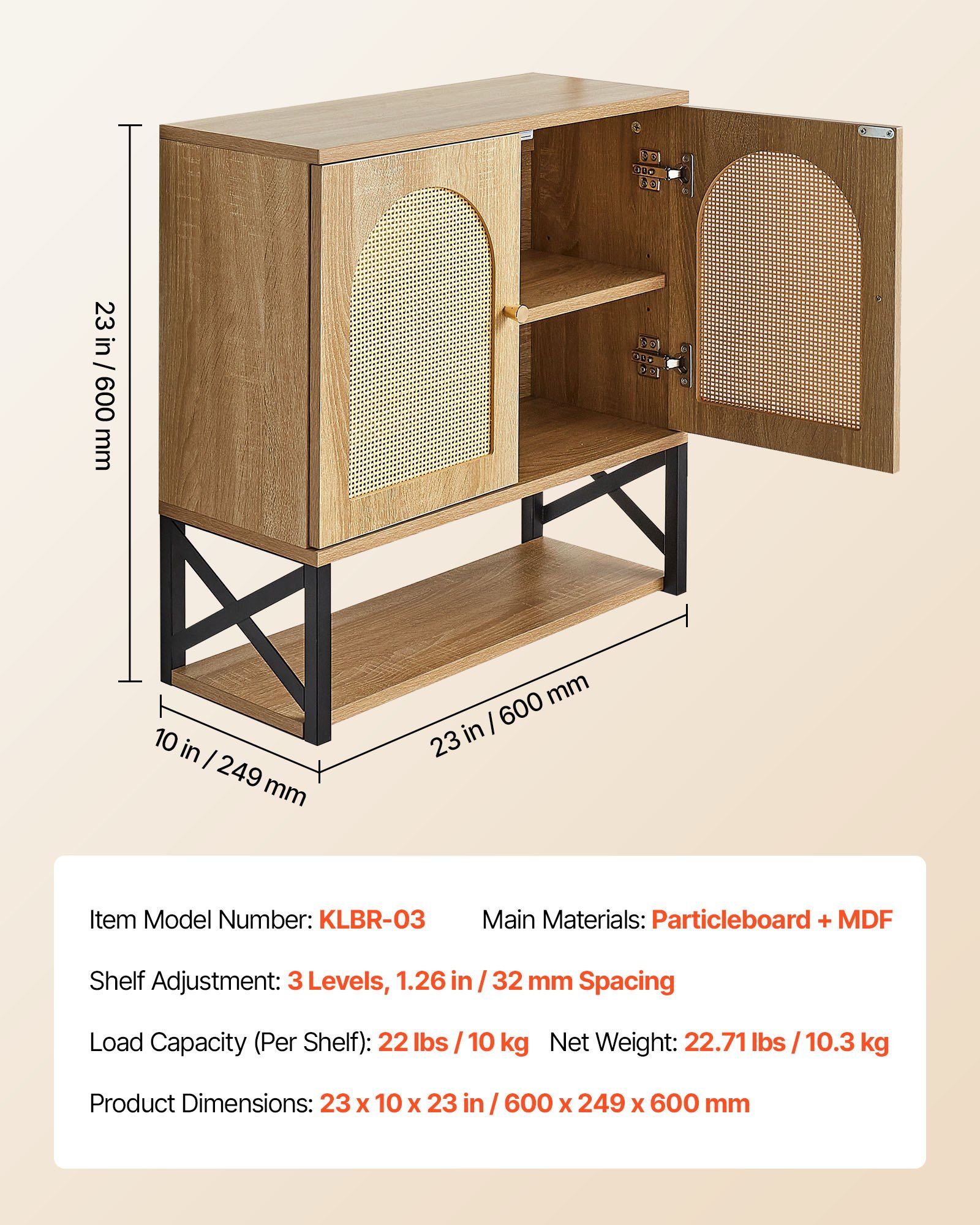 Bathroom Wall Cabinet, with 2 Doors and Adjustable Shelf, Over the Toilet Storage Medicine Cabinet Wall Mounted, Hanging Organizer with Shelves & Open Partition for Laundry Room Kitchen Restroom - Image 7