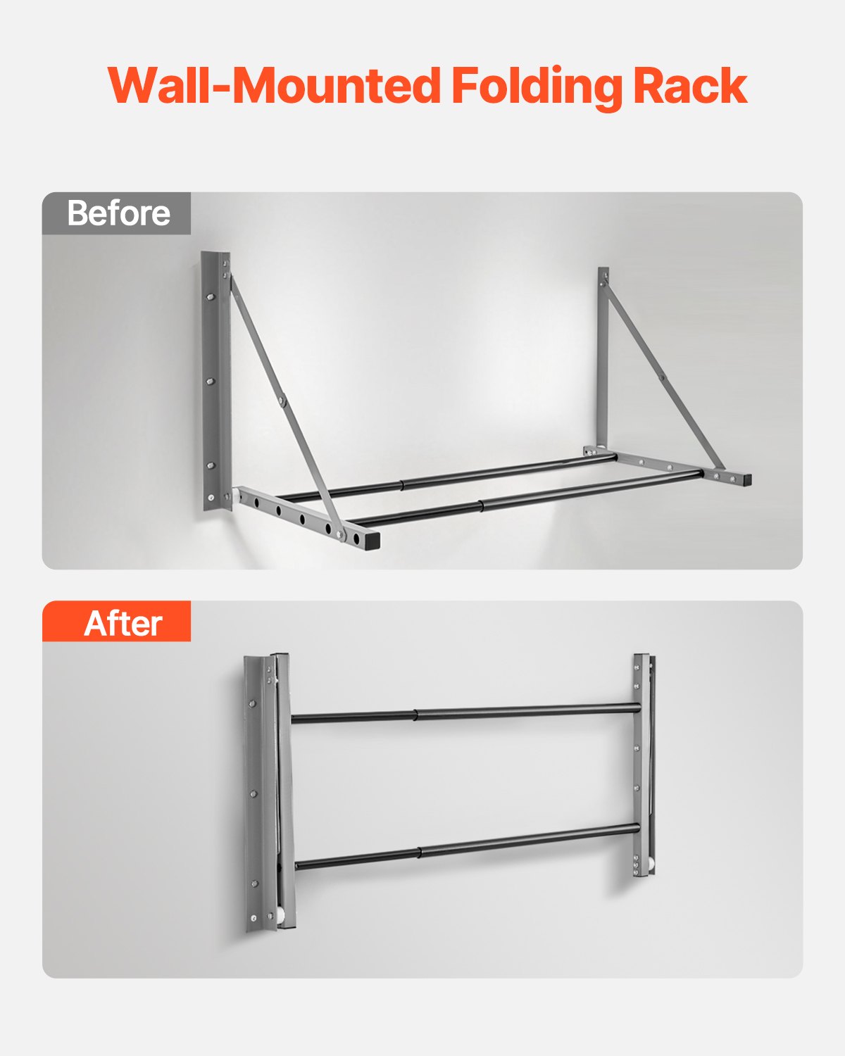 Wall Mounted Folding Tire Rack, 32