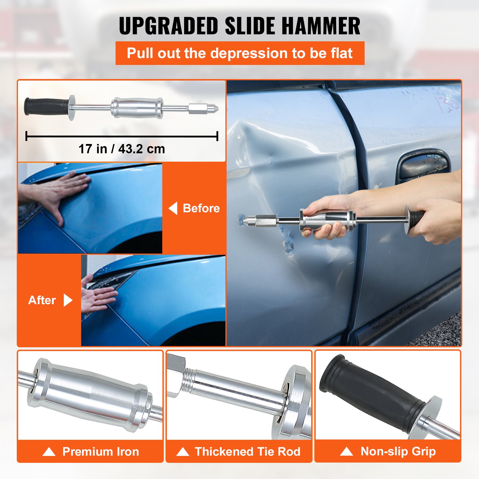 Stud Welder Kit, 5500 Stud Welder Dent Repair Kit, 800VA Spot Welder Stud Kit, Stud Gun Dent Puller Kit with Complete Accessories, Dent Welder Repair for Auto Body Repairing - Image 5