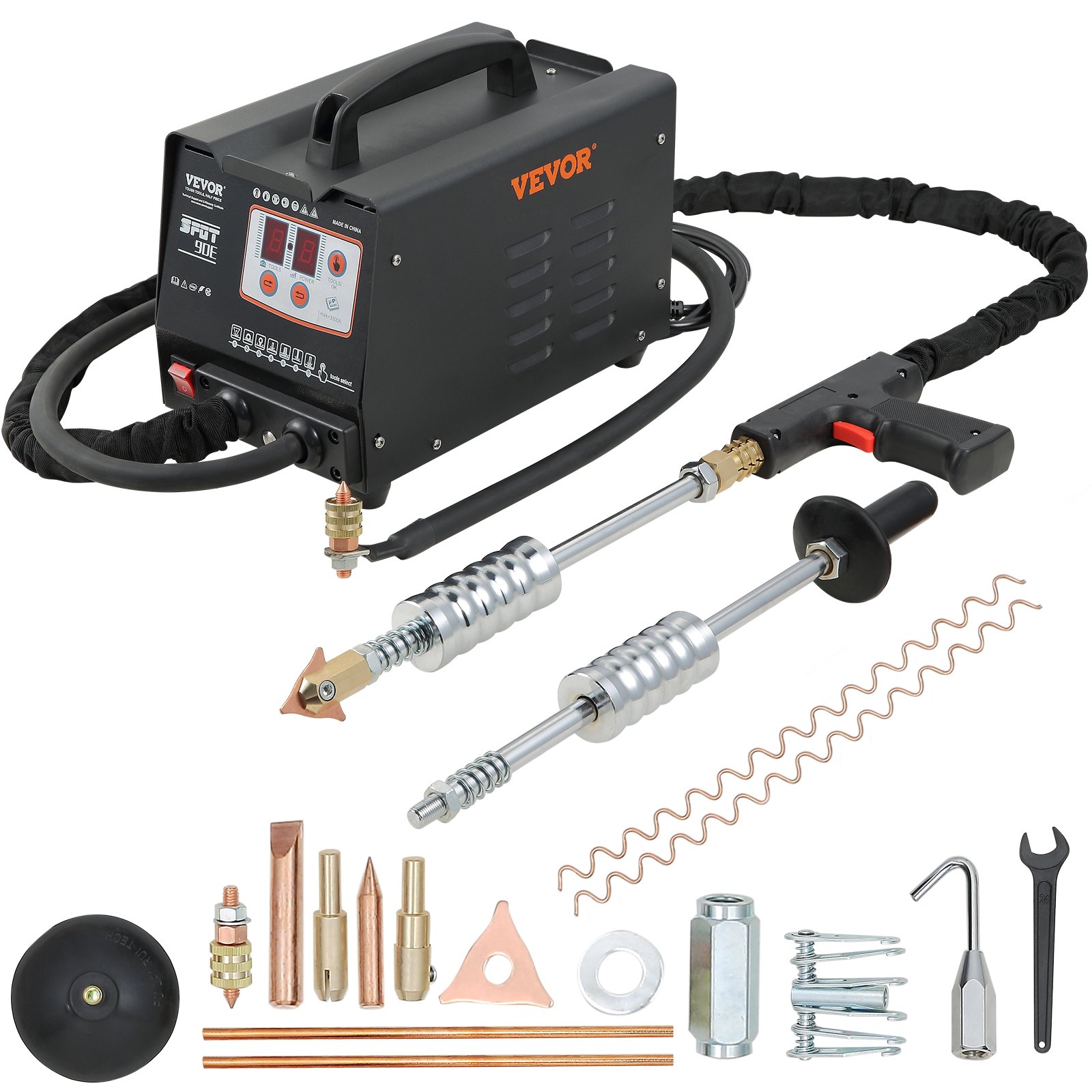 Stud Welder Dent Repair Kit, Spot Welding Machine with Slide Hammer Dent Puller, Professional Dent Removal Kit for Auto Body Dent Repair - Image 1