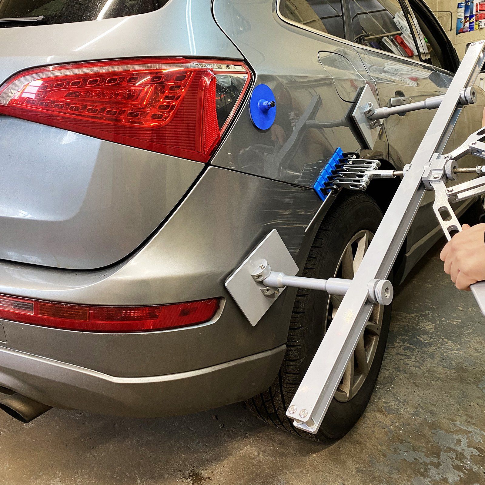 Car Dent Puller Kit, 85CM Dent Pull Lever 6 Claw Hook Accessories, Paintless Dent Removal Kit Dent Pull Lever Bar Kit for Auto Body Repair Door Dings and Hail Damage - Image 8