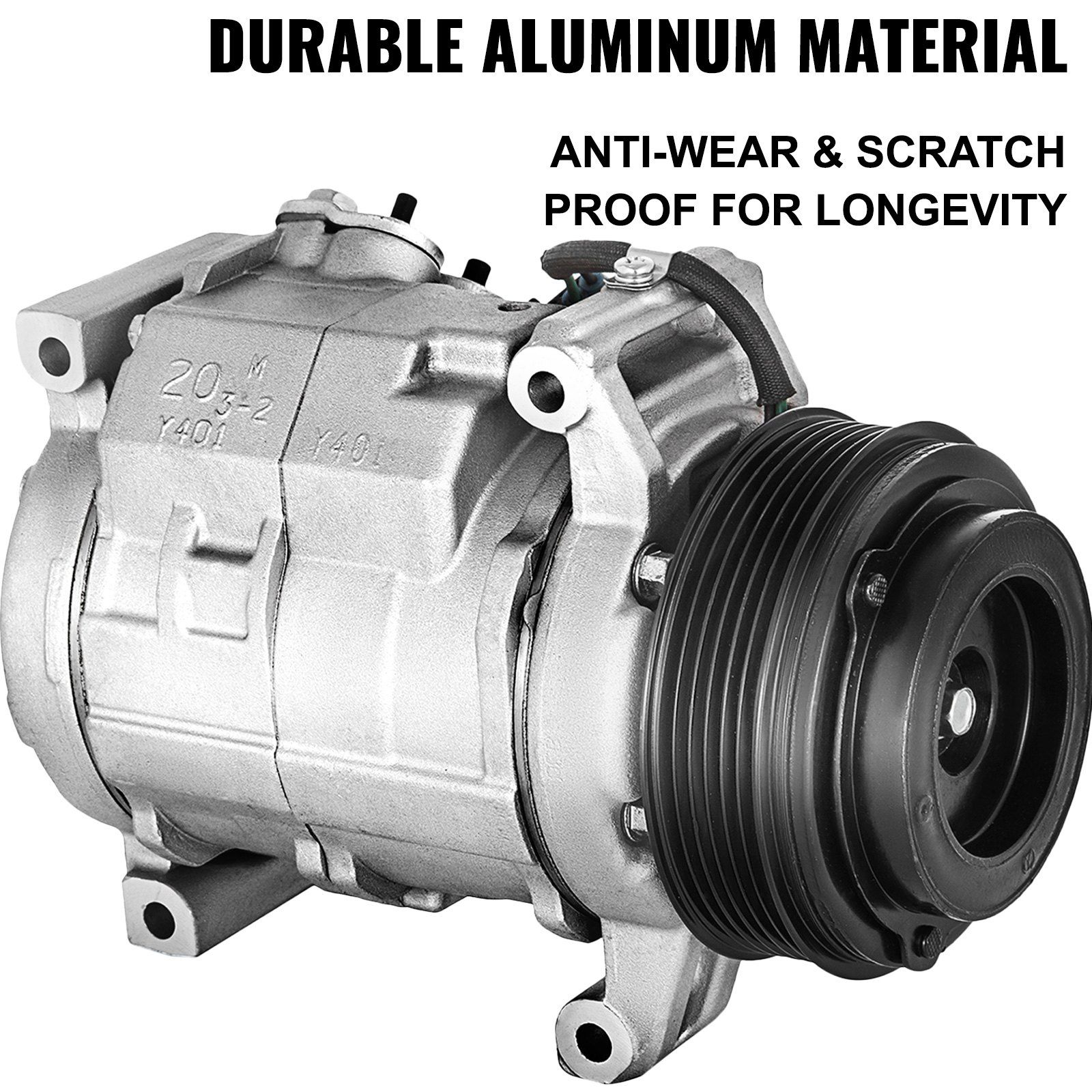 A/C Compressor for 07-12 Chevrolet Traverse Gmc Arcadia Buick Enclave 3.6L - Image 2