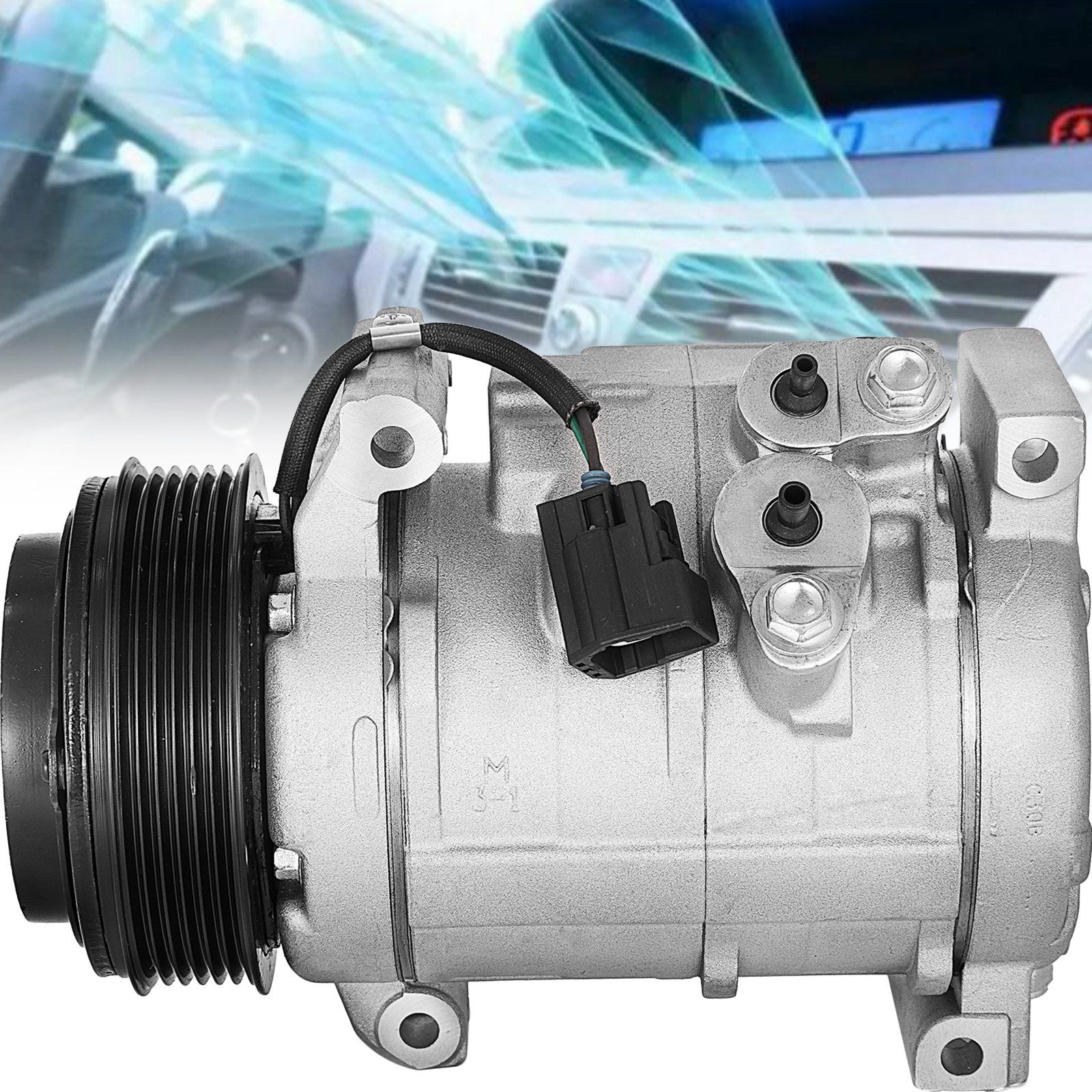 A/C Compressor for 07-12 Chevrolet Traverse Gmc Arcadia Buick Enclave 3.6L - Image 4