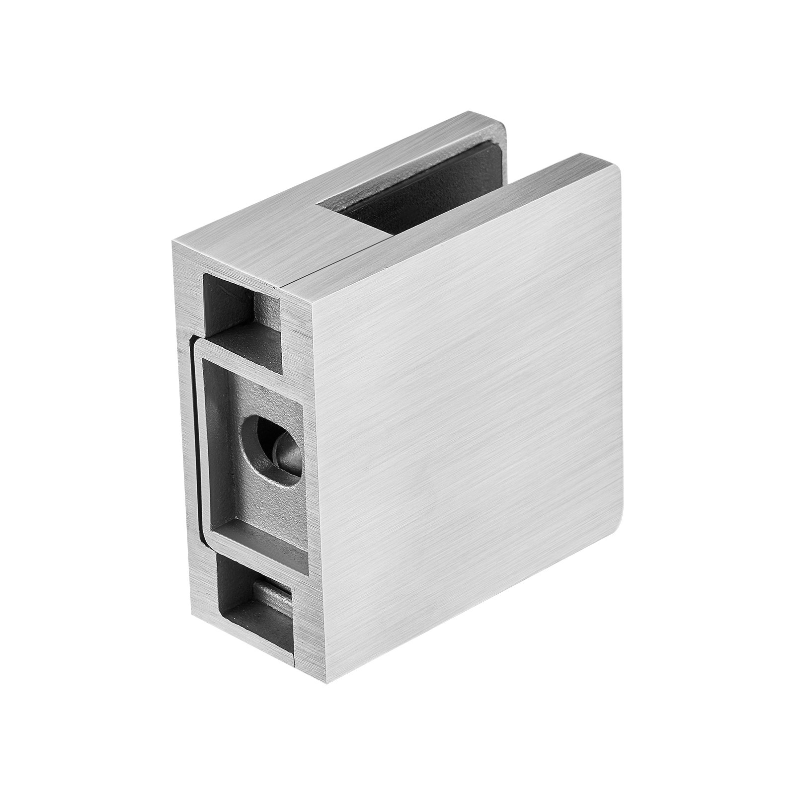 Glass Clamp, 4 PCS Square Glass Railing Bracket for 0.31 