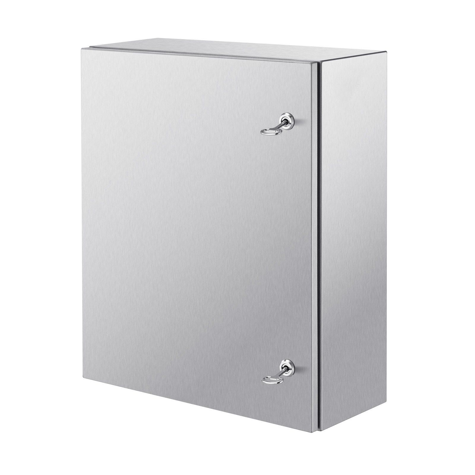 Steel Electrical Box, 60x50x20 cm, 304 Stainless Steel Electrical Enclosure Box, Wall-Mounted Outdoor Electrical Electronic Equipment Enclosure with Mounting Plate Hinges Lock, IP66 Waterproof - Image 1