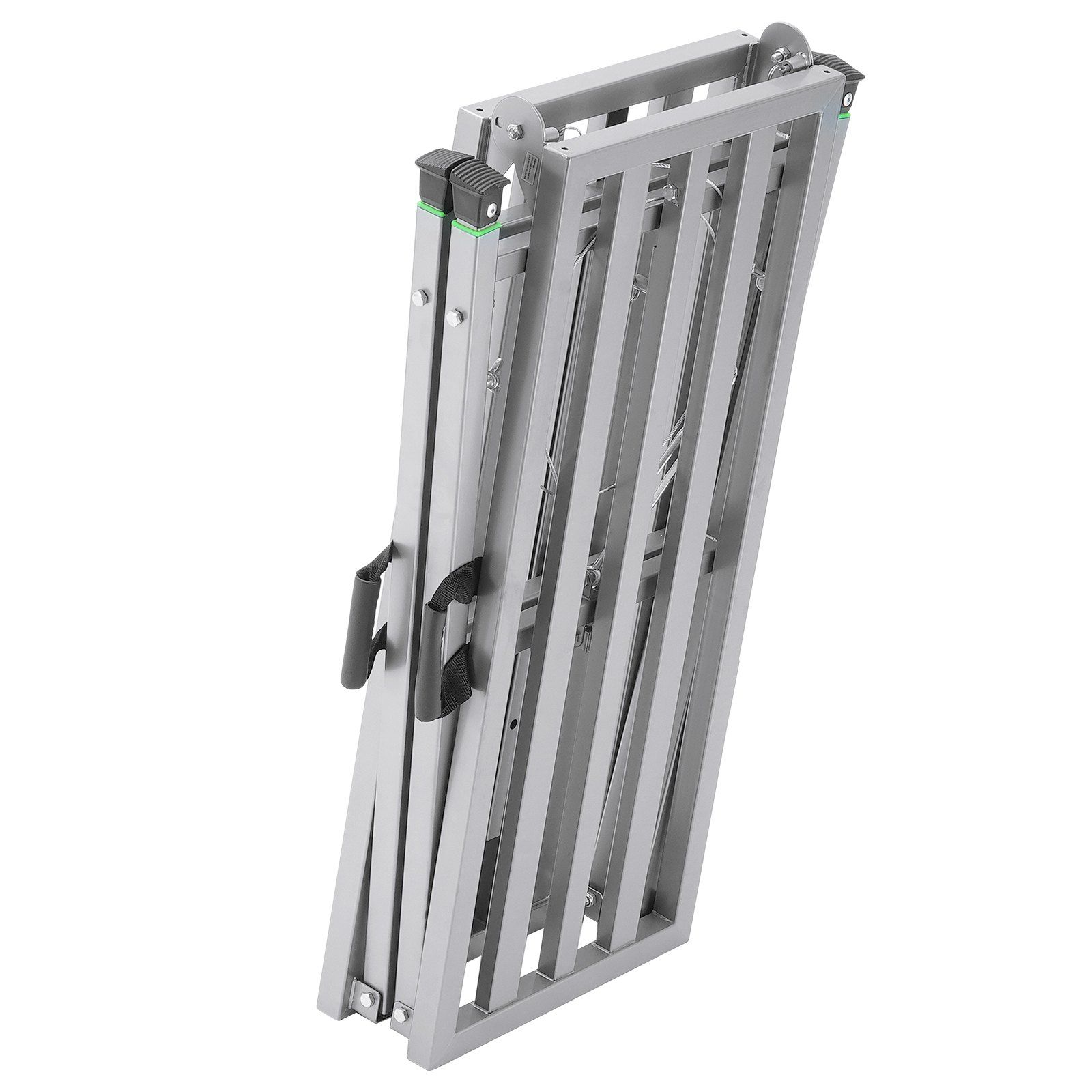 Work Platform, 4 Gear Adjustable Height, Folding Alloy Steel Step Ladder, Portable Scaffolding Platform, 400 kg Load Capacity, Non-Slip Rubber Feet, Drywall Painting Stool, Cleaning & Washing - Image 1