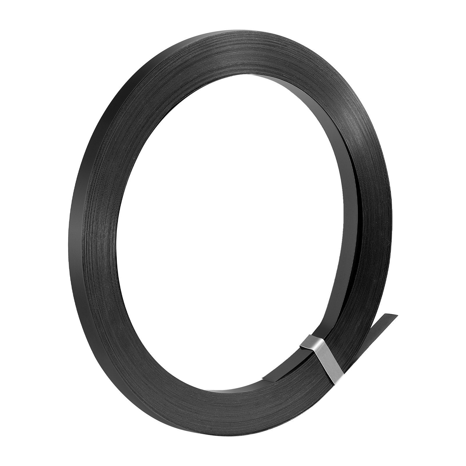 Steel Strapping Coil, 19 mm x 0.55 mm x 91 m, Metal Strapping Banding Roll Withstands Harsh Environment, 775.6 kg Break Strength, Heavy Duty Banding Pallet Strap Coil for Pallet Packing - Image 1
