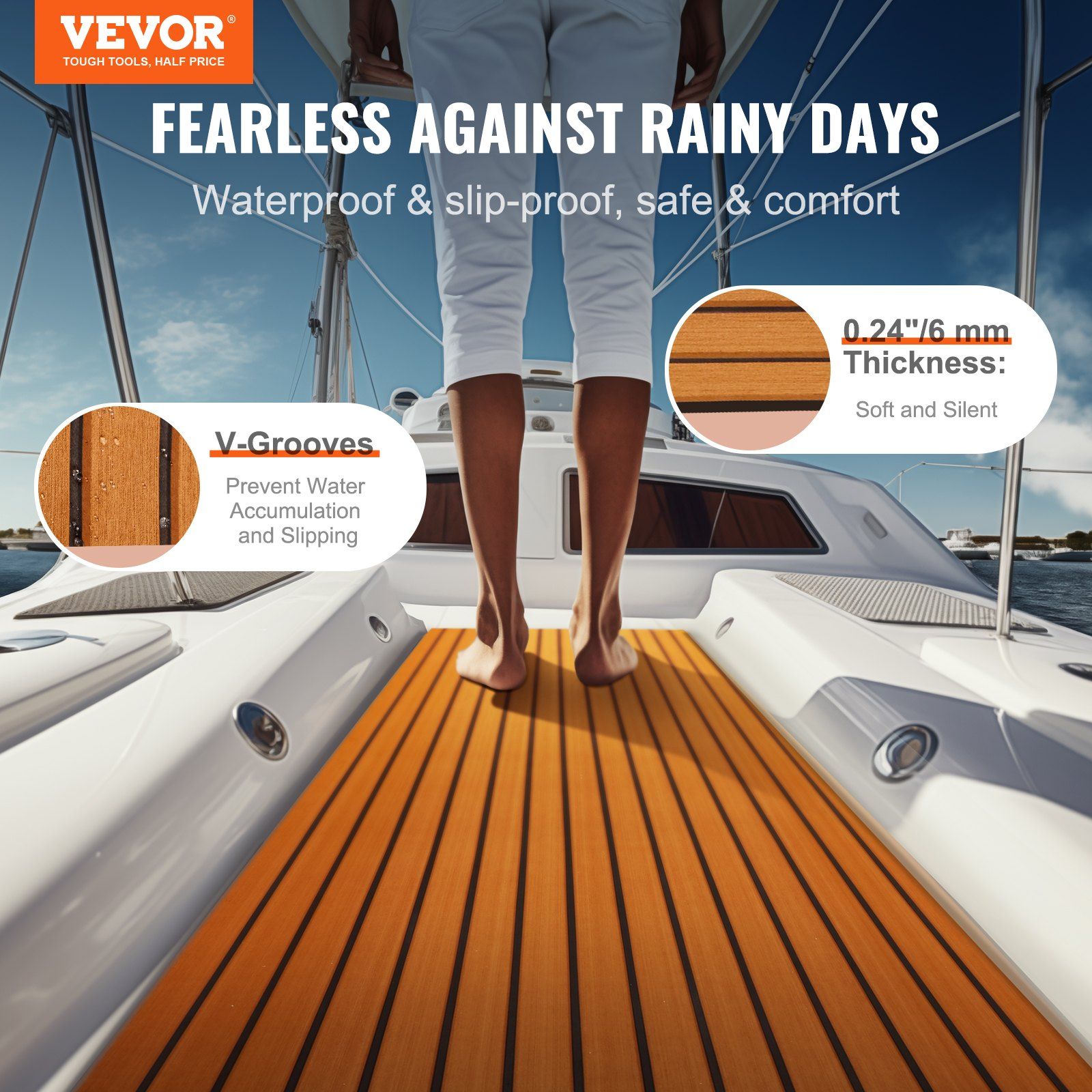 Boat Flooring, EVA Foam Boat Decking 94.5