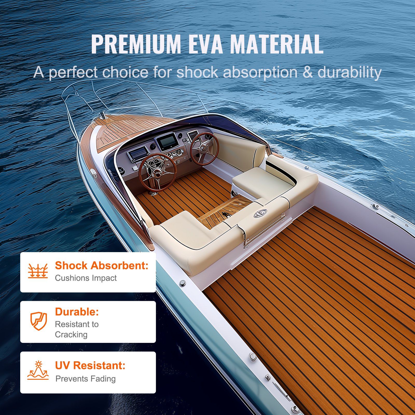 Boat Flooring, EVA Foam Boat Decking 94.5