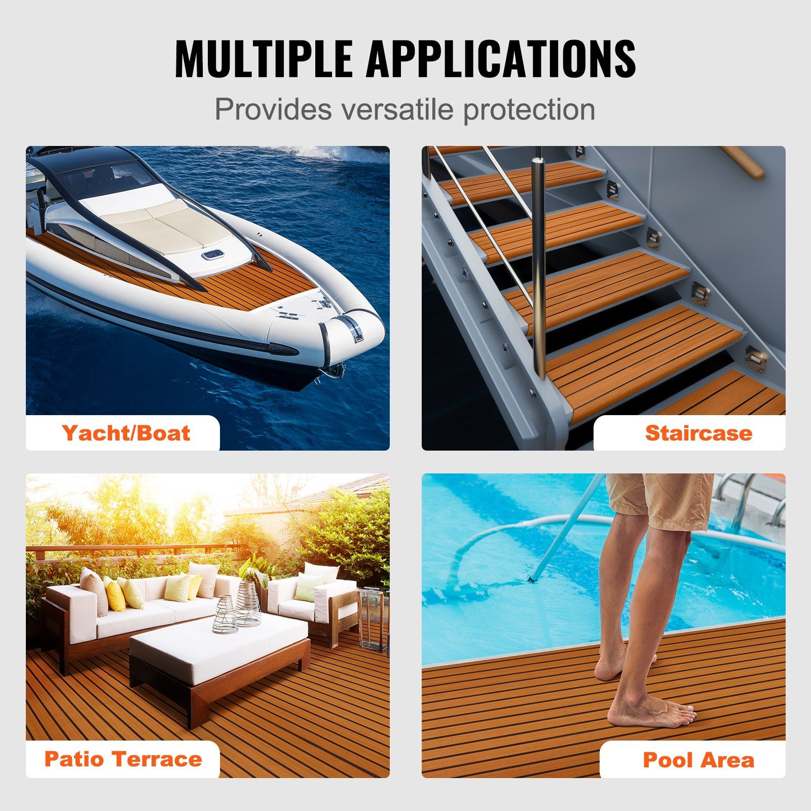Boat Flooring, EVA Foam Boat Decking 94.5