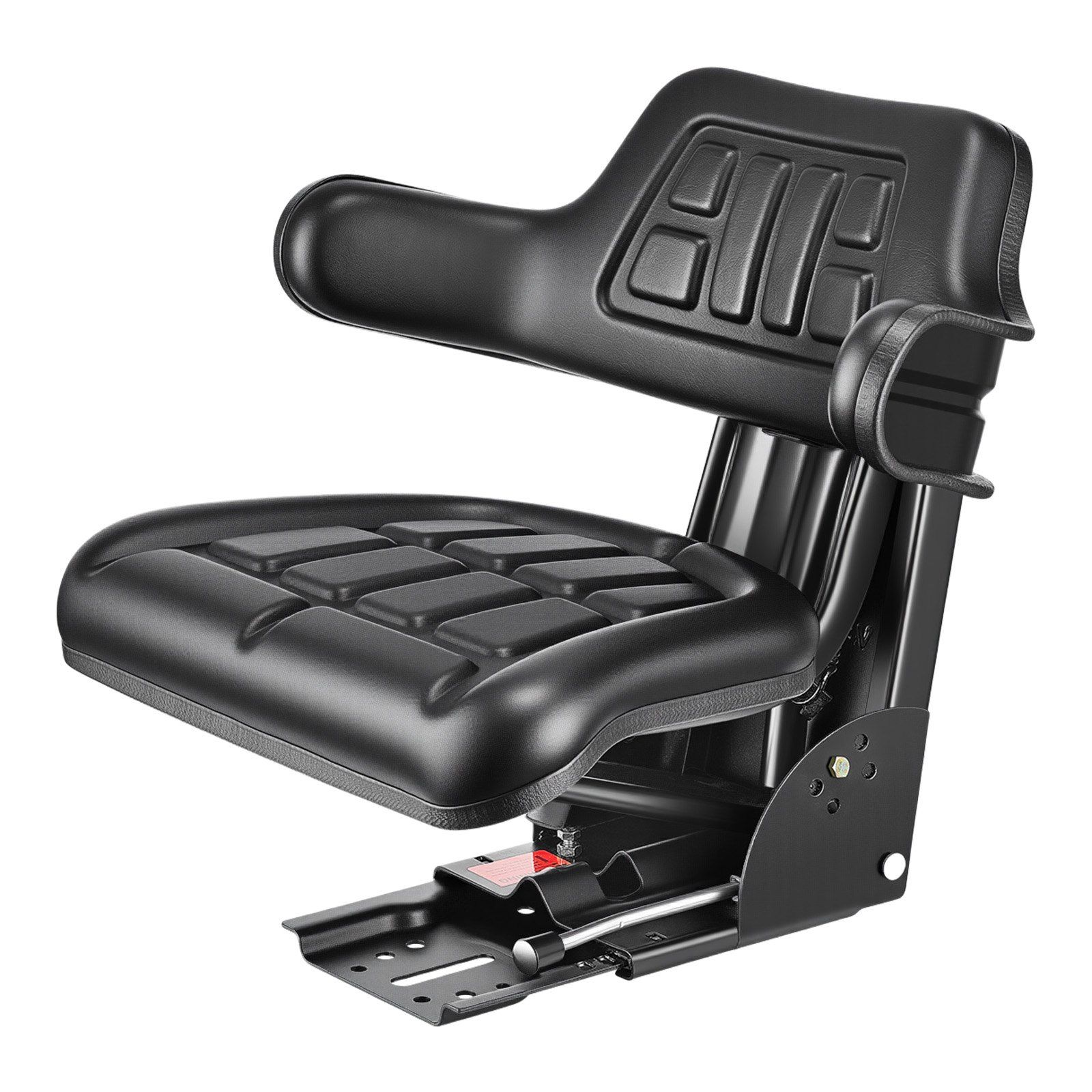 Universal Forklift Seat, Waterproof Tractor Suspension Seat with Adjustable Back, Secure Tractor Seat with Micro Switch, Widely Compatible Seat for Skid Loader Bulldozer - Image 1