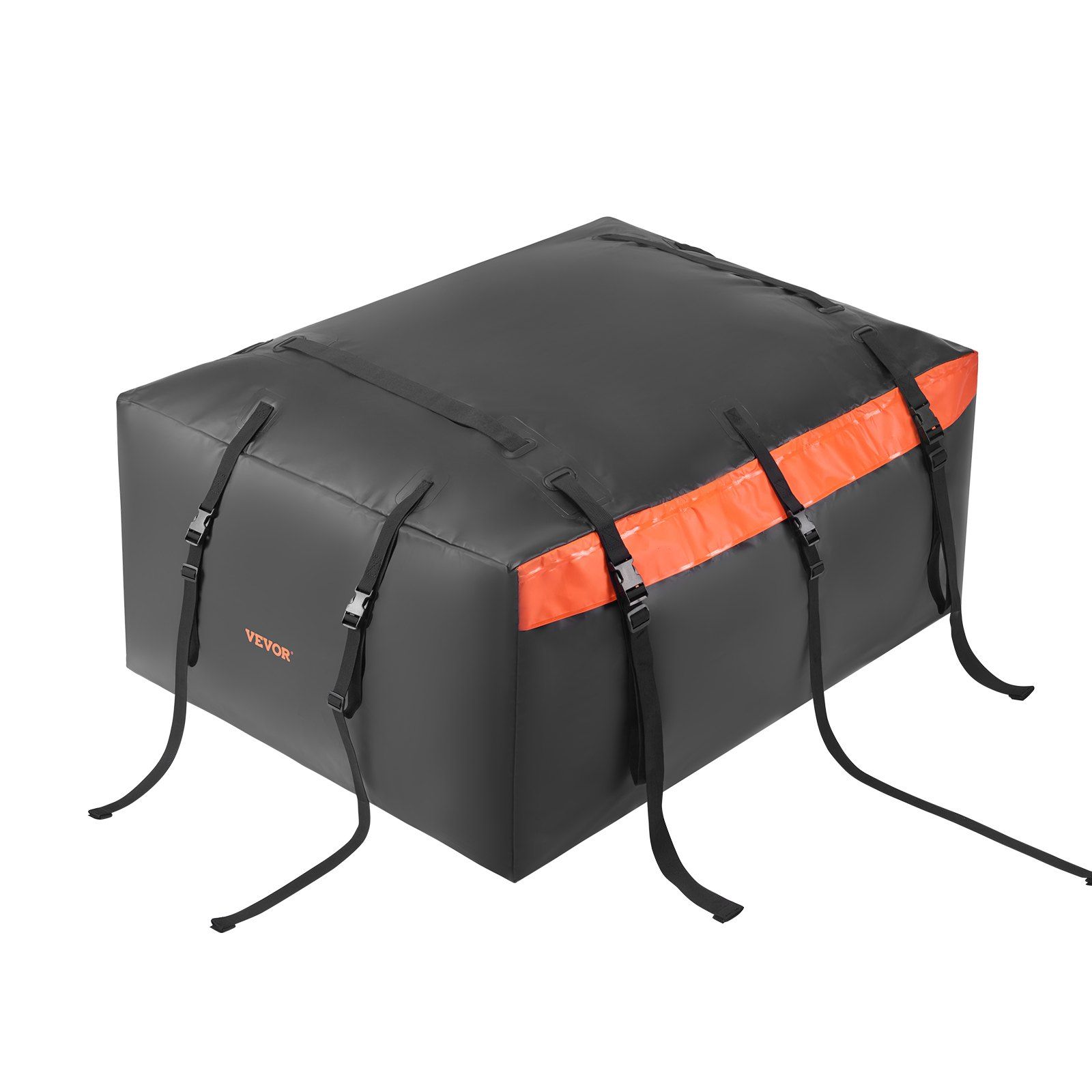 Car Rooftop Cargo Carrier Bag, 23 Cubic Feet Roof Cargo Carrier, Heavy Duty 840D PVC 100% Waterproof Car Roof Luggage Bag for All Vehicle with/without Rack- with Lock, Anti-Slip Mat, 6 Door Hook - Image 1