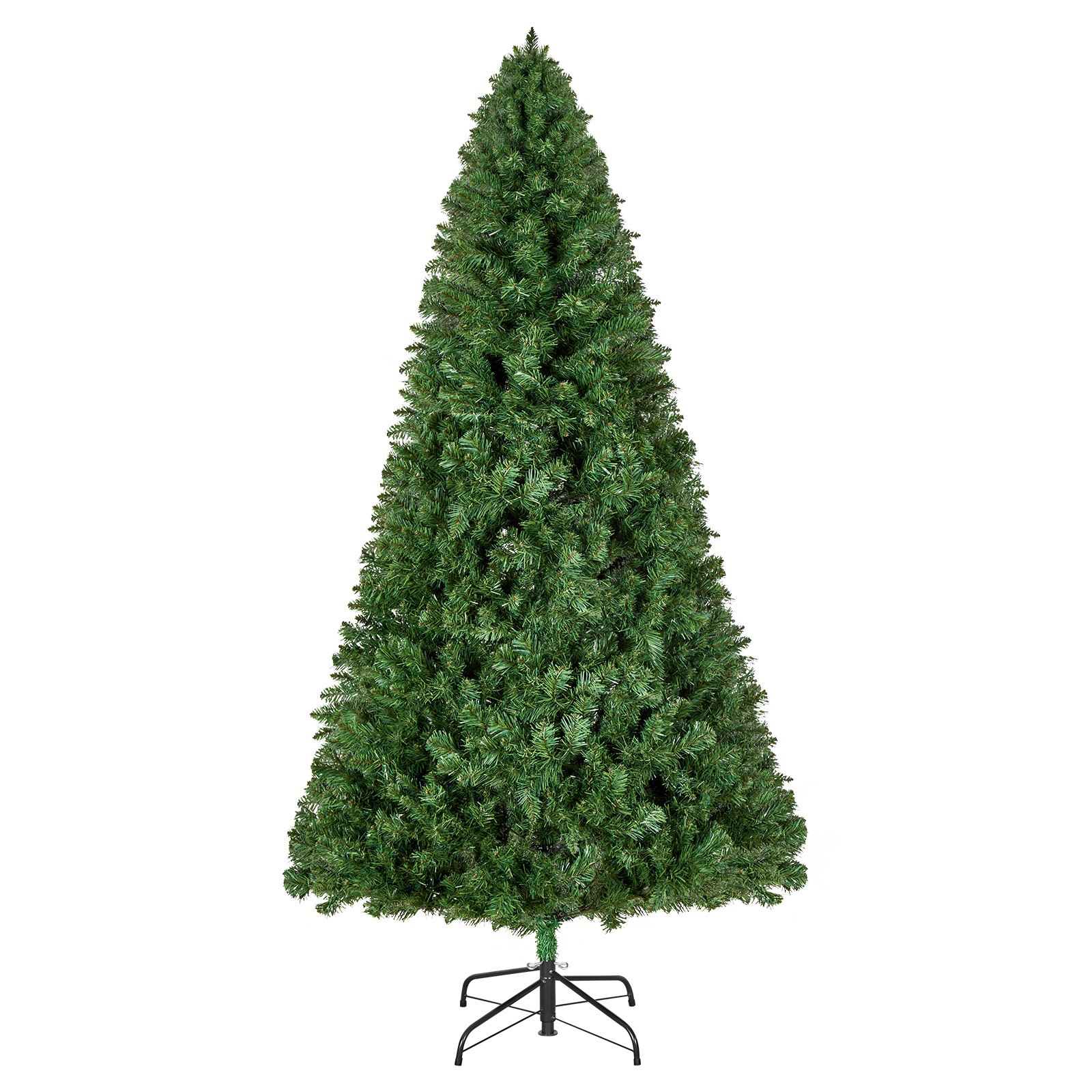 Christmas Tree, 1.8m Artificial Xmas Tree, Full Holiday Decor Trees with 1250 Branch Tips & Sturdy Metal Base for Home Party Office Decoration - Image 1
