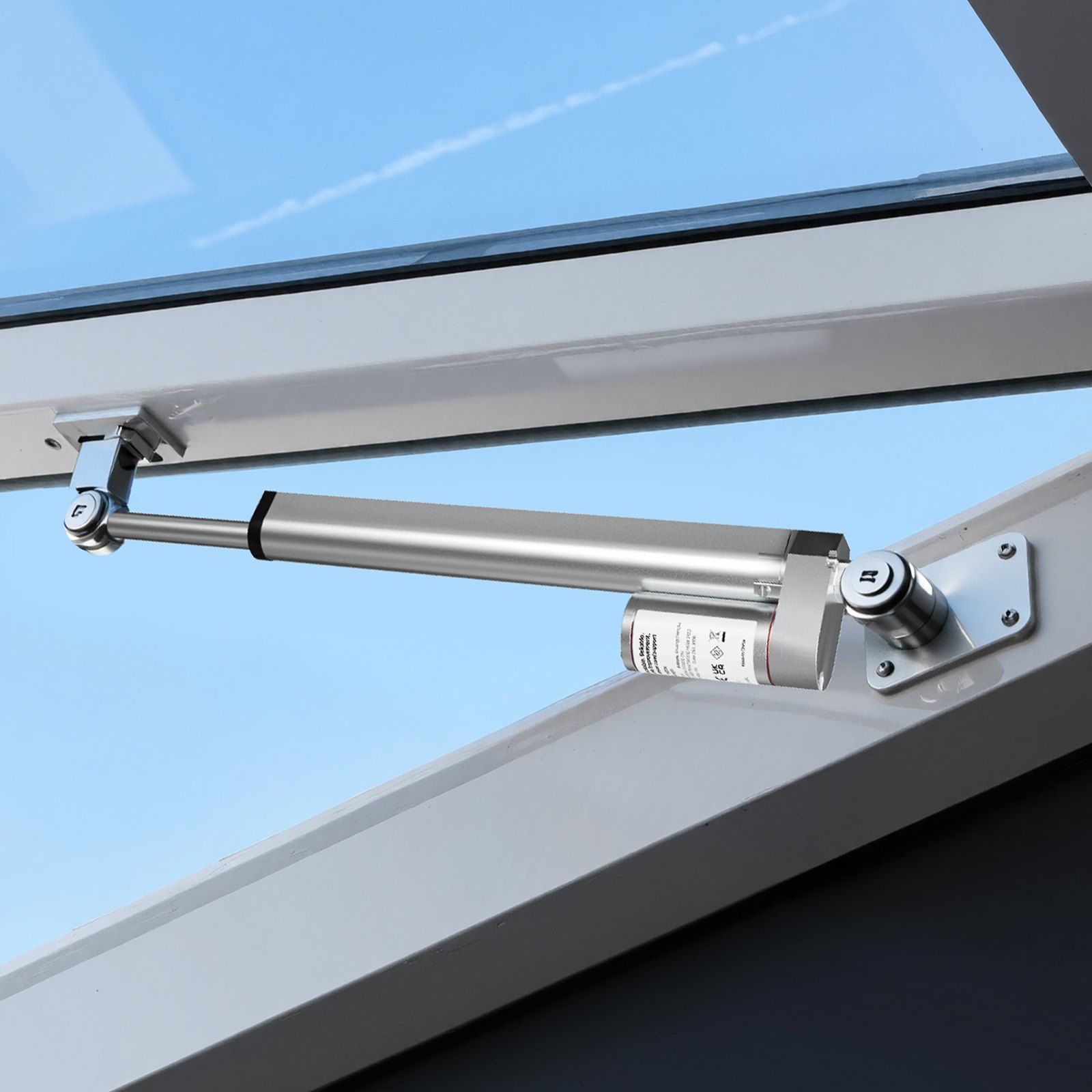 12V Linear Actuator, 203.2mm Stroke 15mm/s High-Speed 1000N Linear Motion Actuator - with IP54 Protection & Mounting Bracket for Lift Desk, Recliner Chairs, Window Door Opener - Image 8