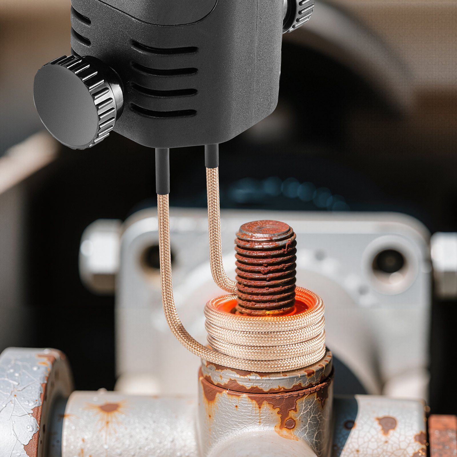 10Pcs Magnetic Induction Heater Coil, Inductor Heat Accessories, Mini Heater Coil Kit with Flexibility and Long Lifespan, for Removing Rusty Bolts and Nuts, 8 Coils + 1 U-Shaped + 1 Free Forming - Image 8