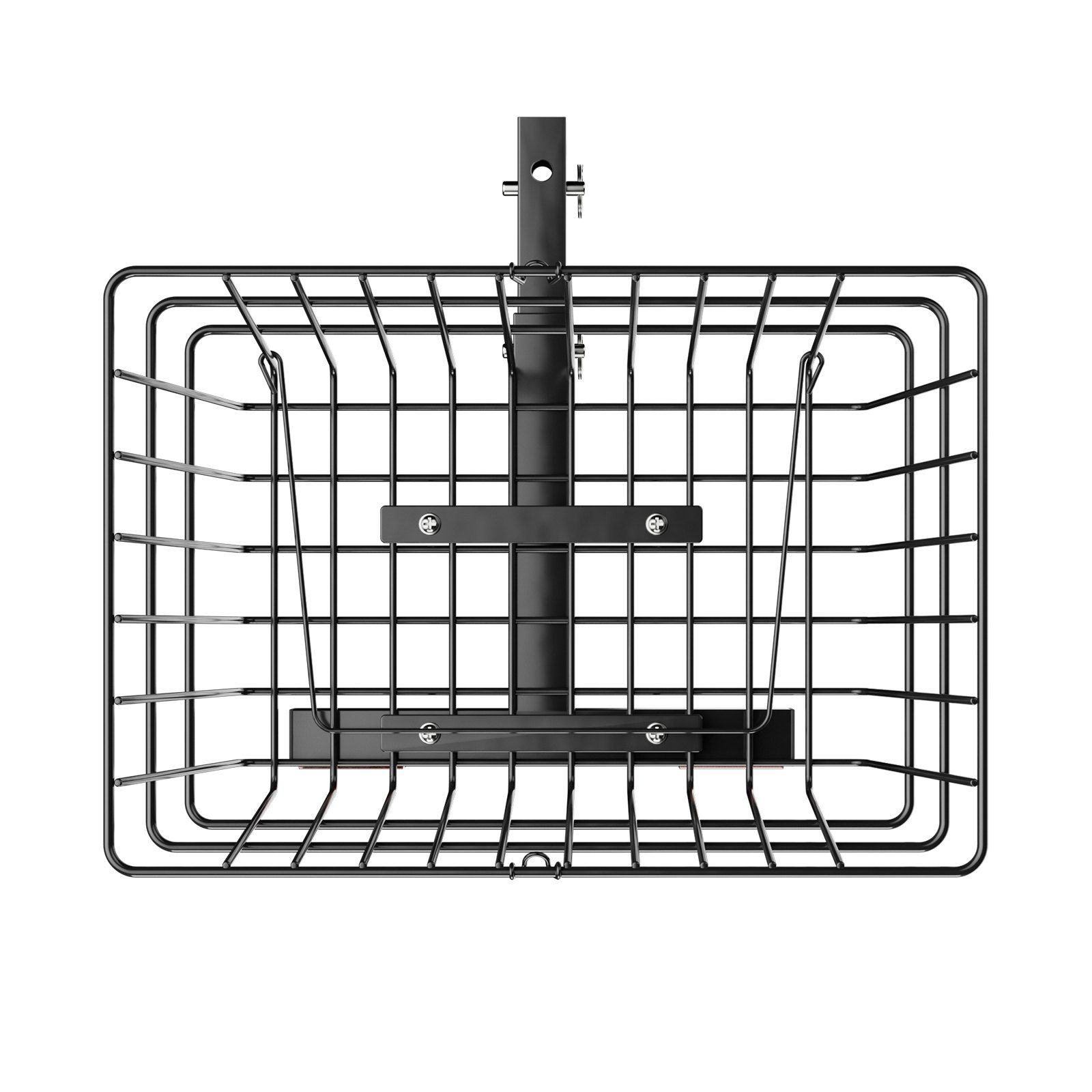 Scooter Rear Basket, Heavy Duty Metal Wire Basket with Handle, Spacious Cargo Basket, Works with 1-inch Receiver, Compatible with Most Golden, Drive & Pride Mobility Scooter - Image 1