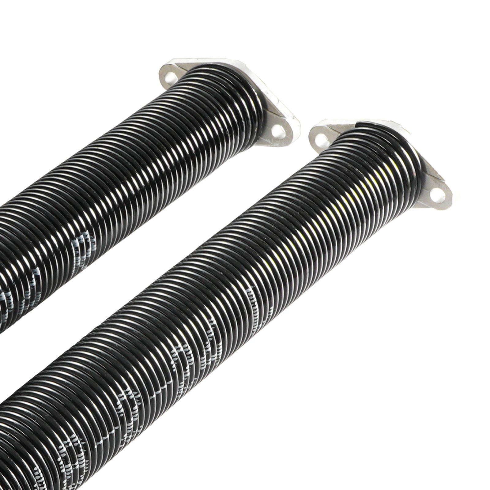 Garage Door Torsion Springs, Pair of 5.54 x 50.8 x 610 mm, 16000 Cycles, Garage Door Springs with Non-Slip Winding Bars, Gloves and Mounting Wrench, Electrophoresis Coated for Replacement - Image 1