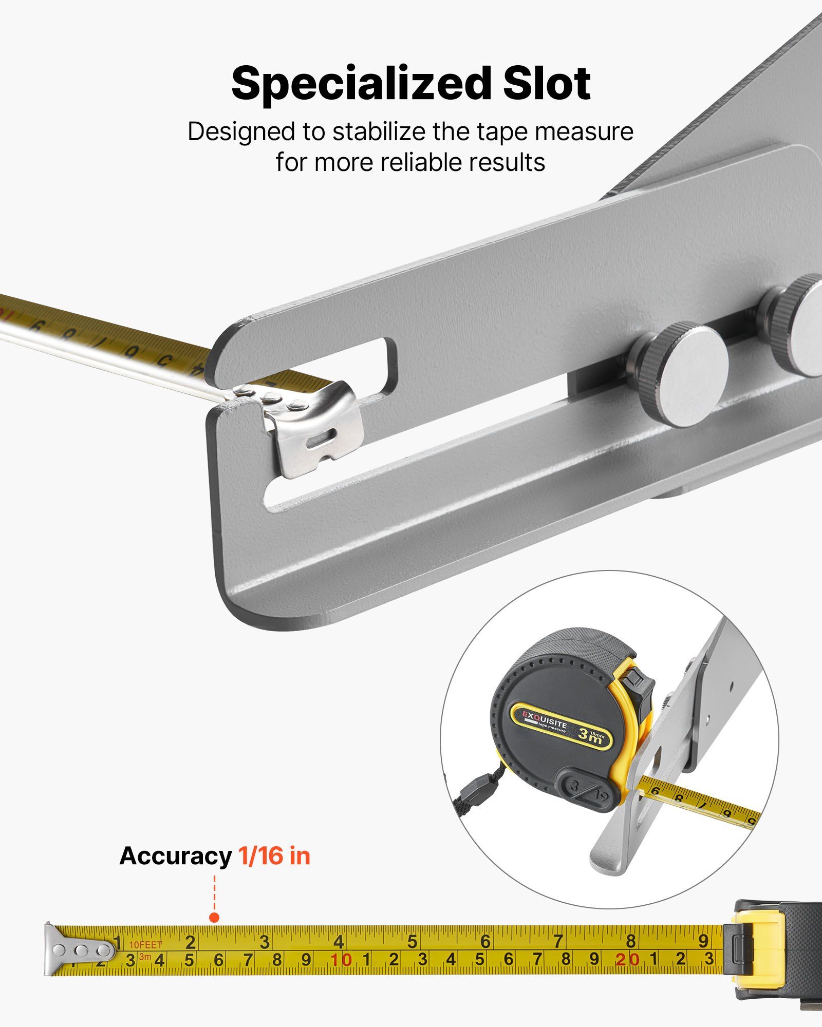 Wheel Alignment Tool, 2 PCS Carbon Steel Heavy Duty Toe & Camber Alignment Plates with Digital Angle Finder, 2 Measuring Tapes, Accurate Automotive Wheel Tools for Home Use, Fits Car Truck SUV - Image 4