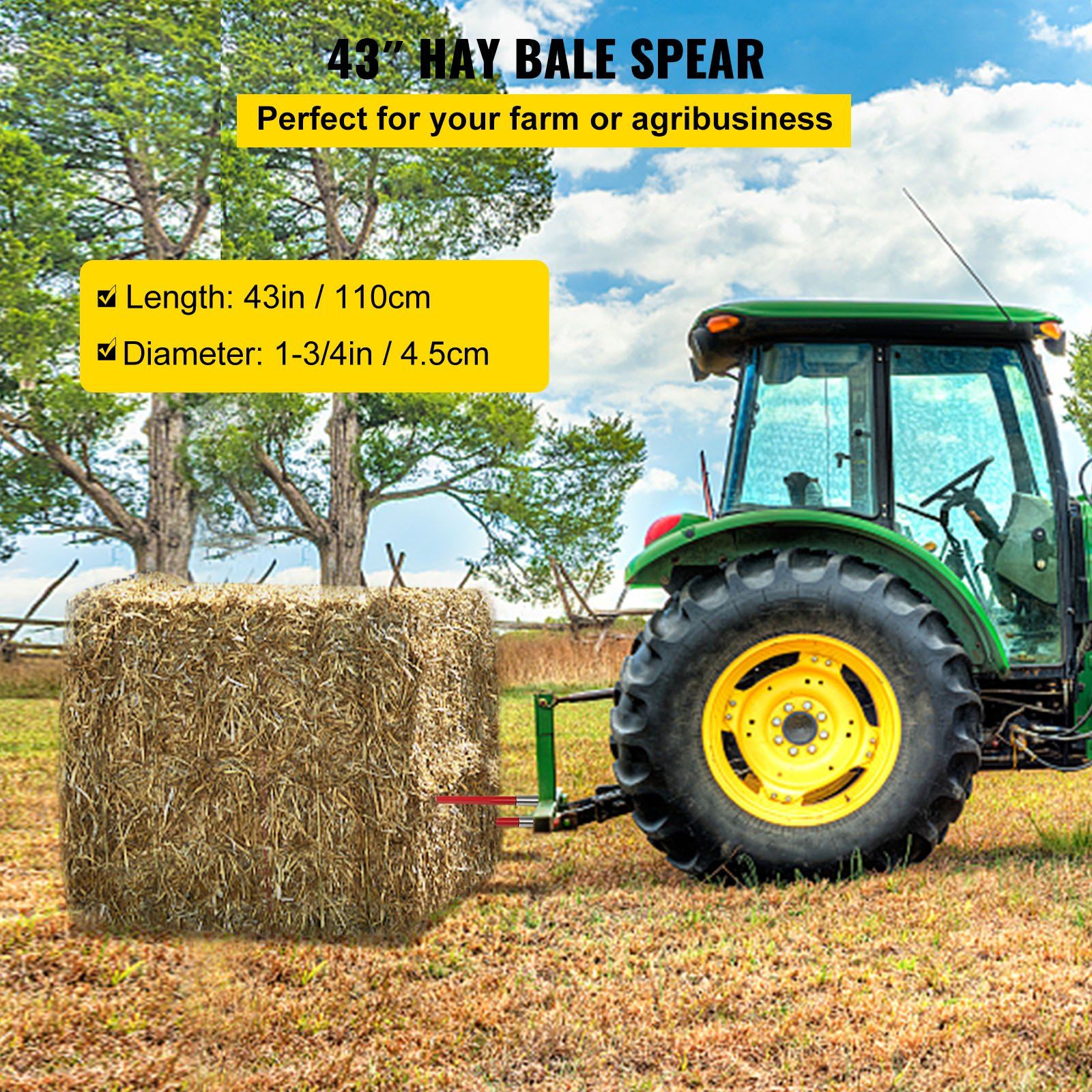 Pair Hay Spear 43