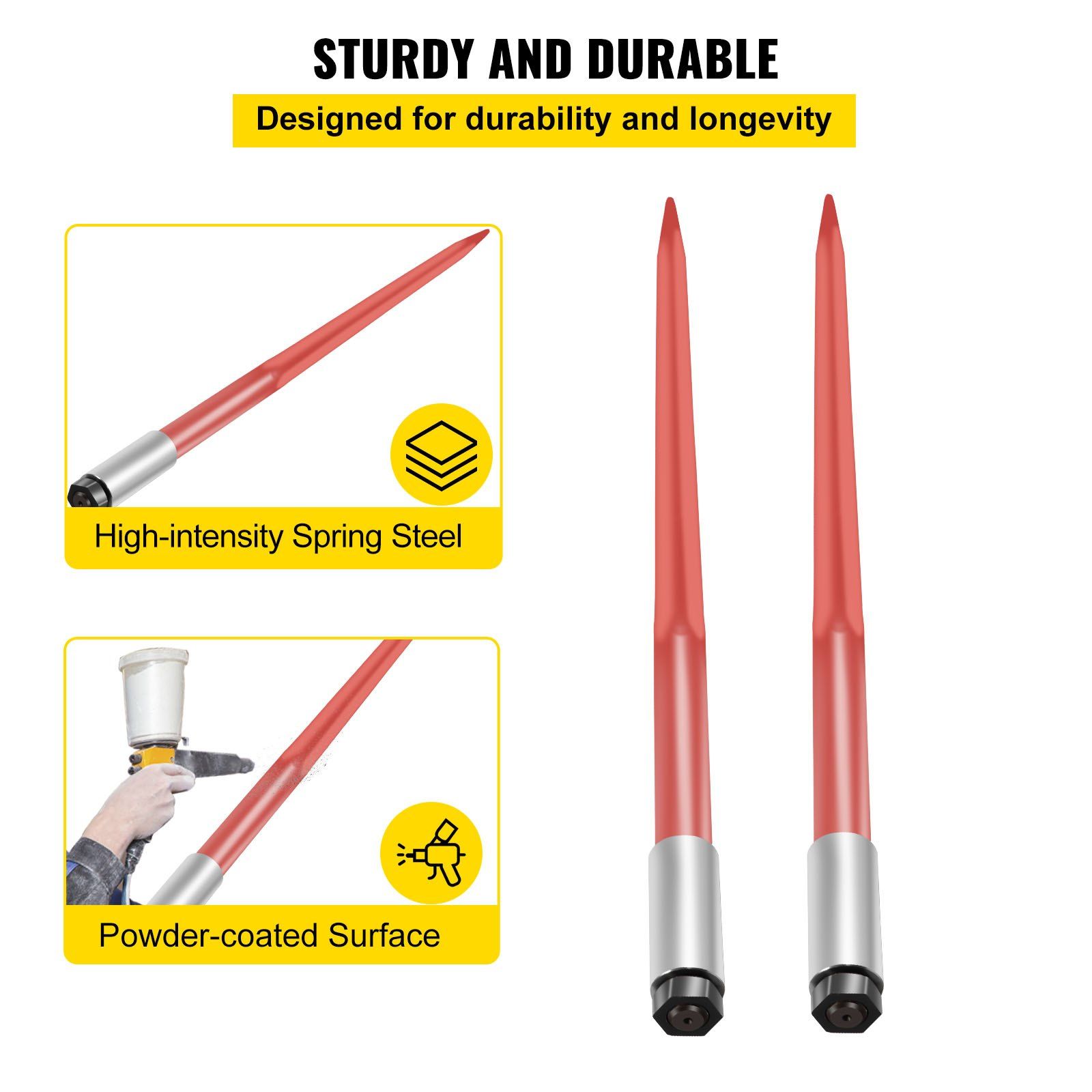 Pair Hay Spear 43
