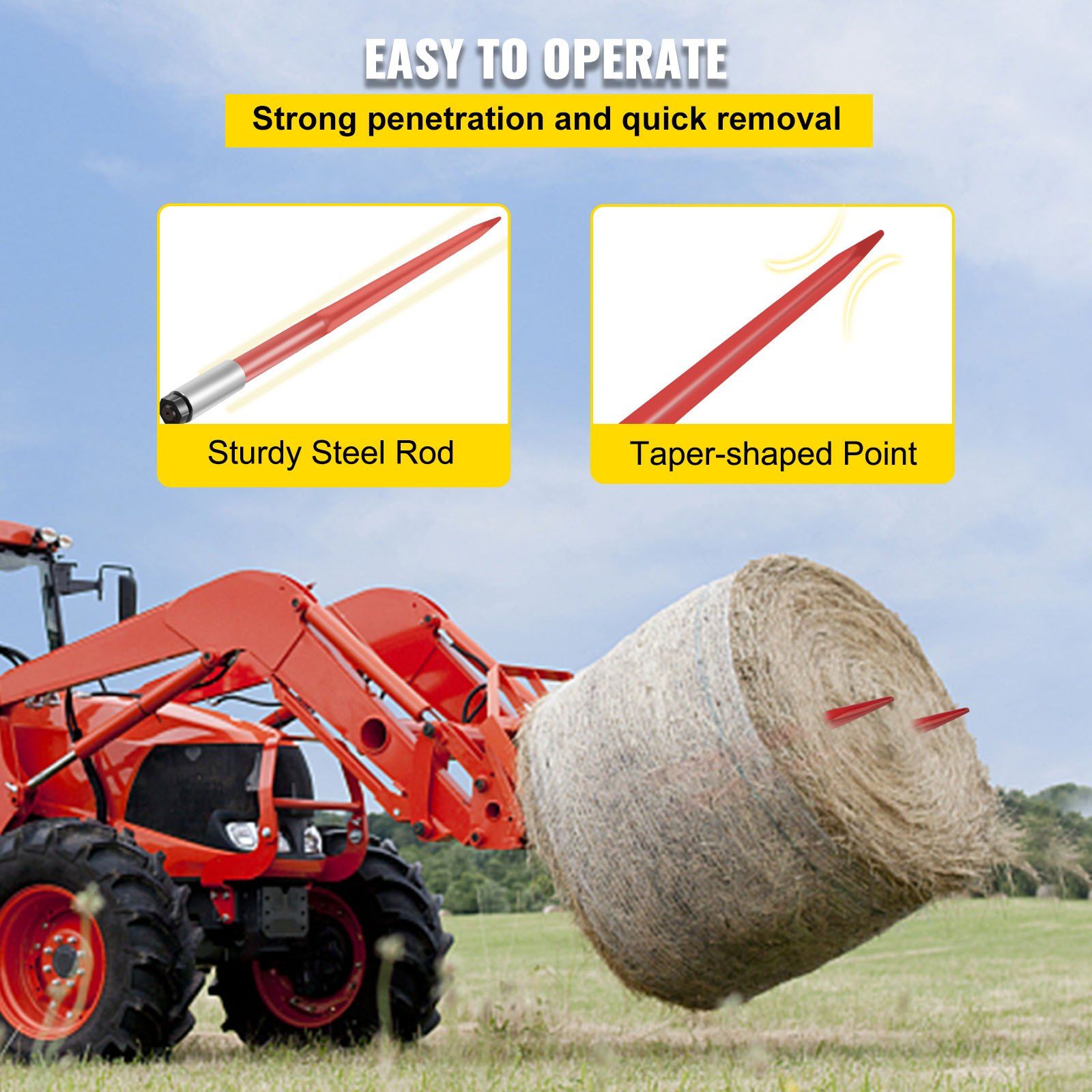 Pair Hay Spear 43