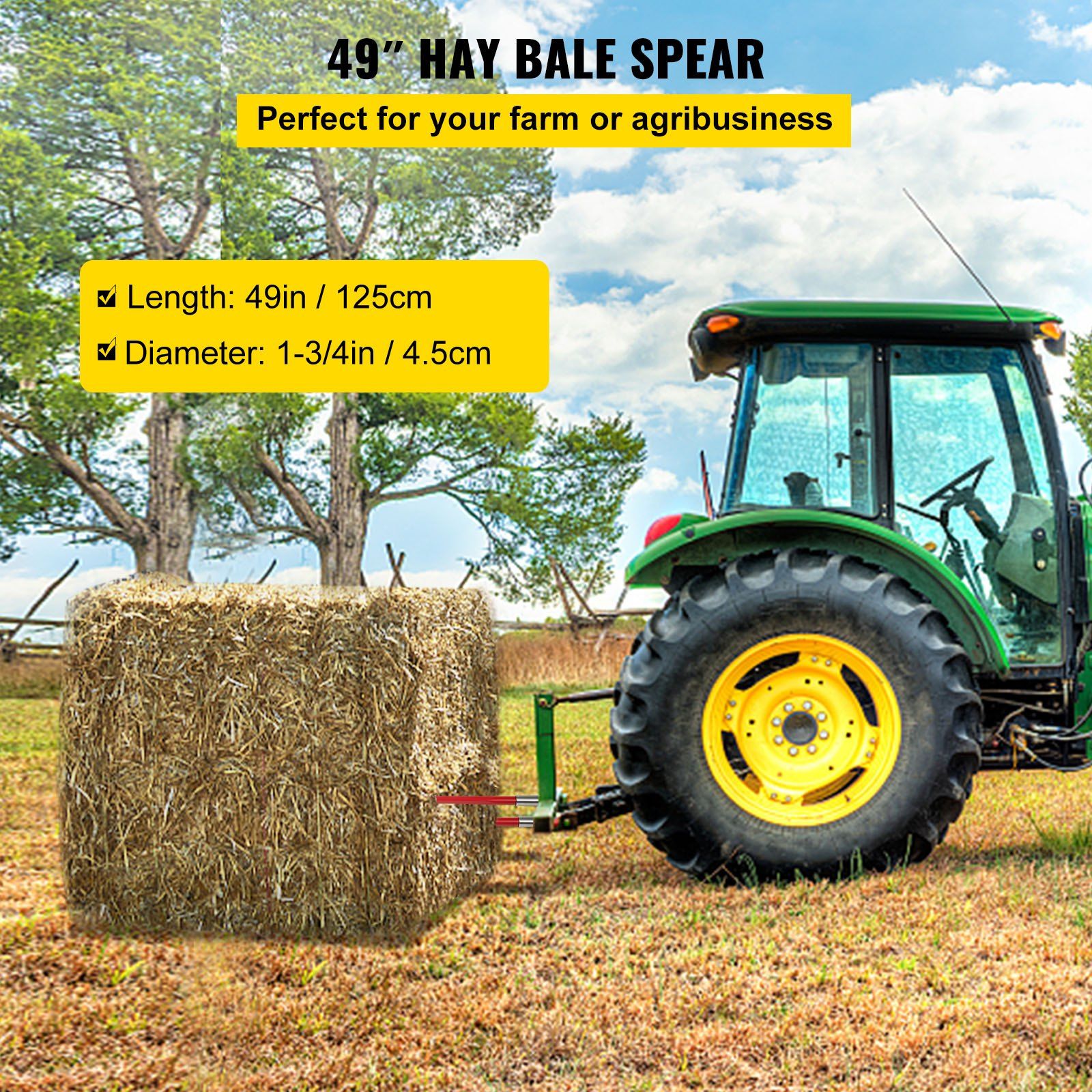 Pair Hay Spear 49