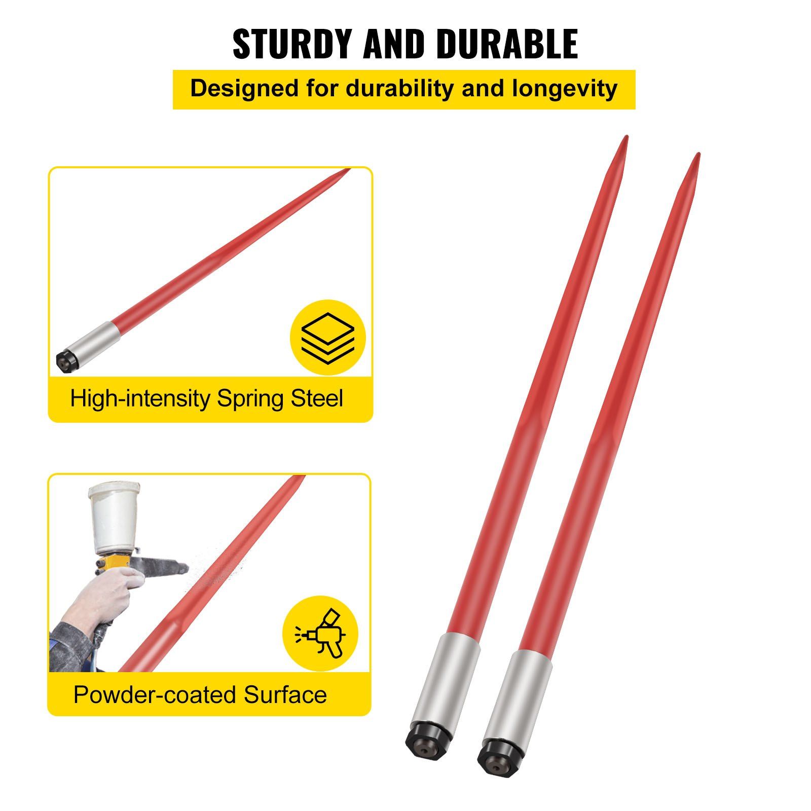 Pair Hay Spear 49