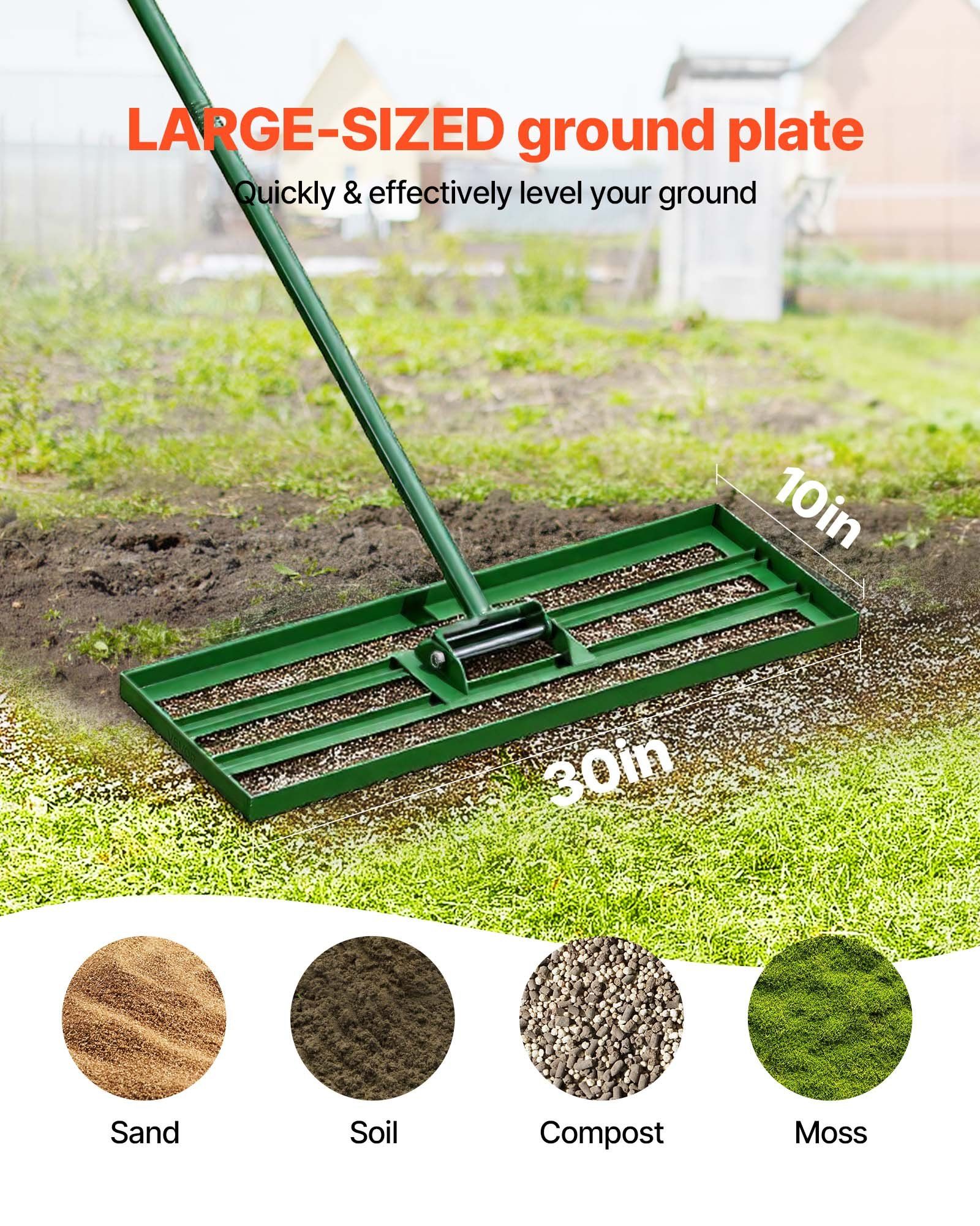 Lawn Leveling Rake, 30
