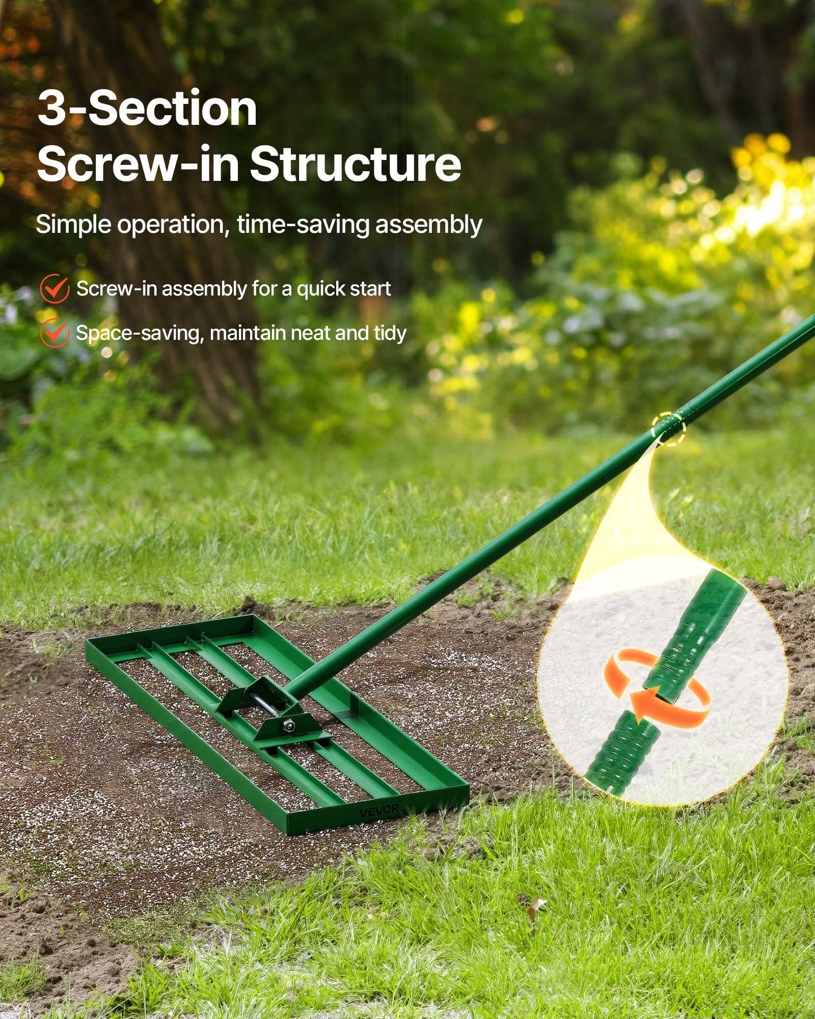 Lawn Leveling Rake, 30